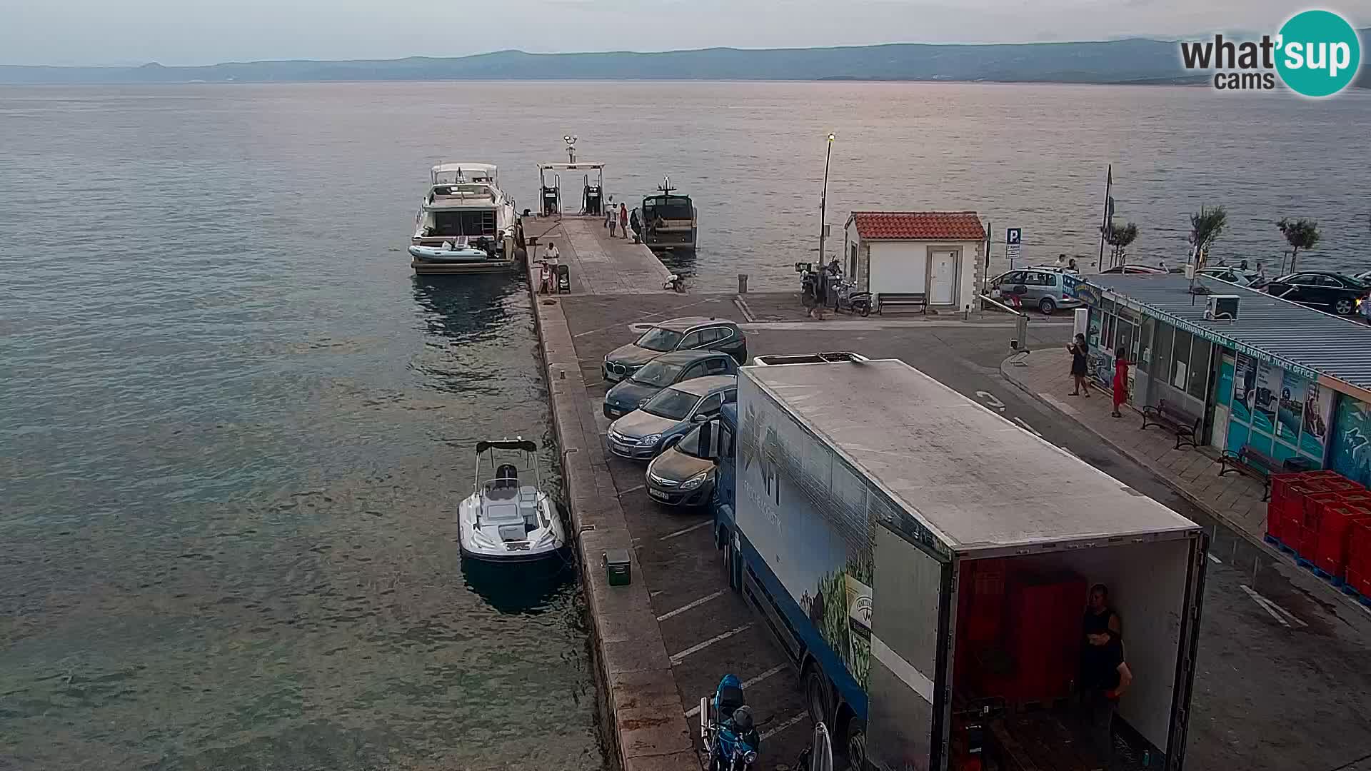 Webcam Bol Centre-Ville & Marina – Vue en direct depuis Bol, île de Brač