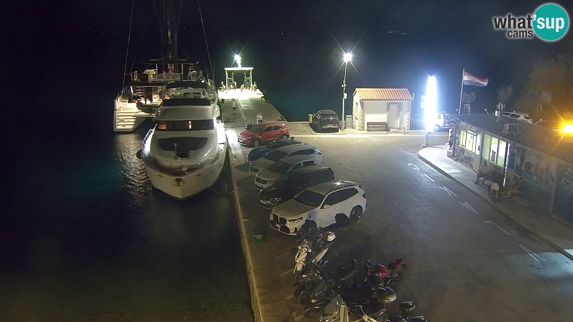 Webcam Bol centre-ville & marina – Vue en direct depuis Bol, île de Brač