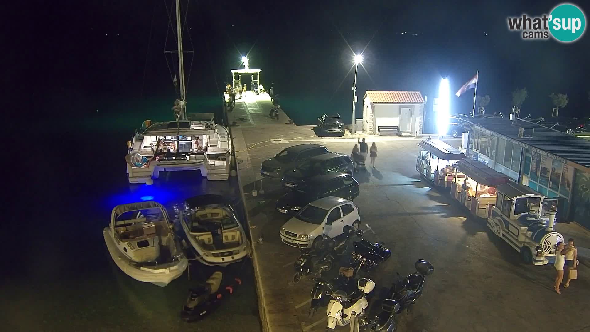 Webcam Bol Centre-Ville & Marina – Vue en direct depuis Bol, île de Brač