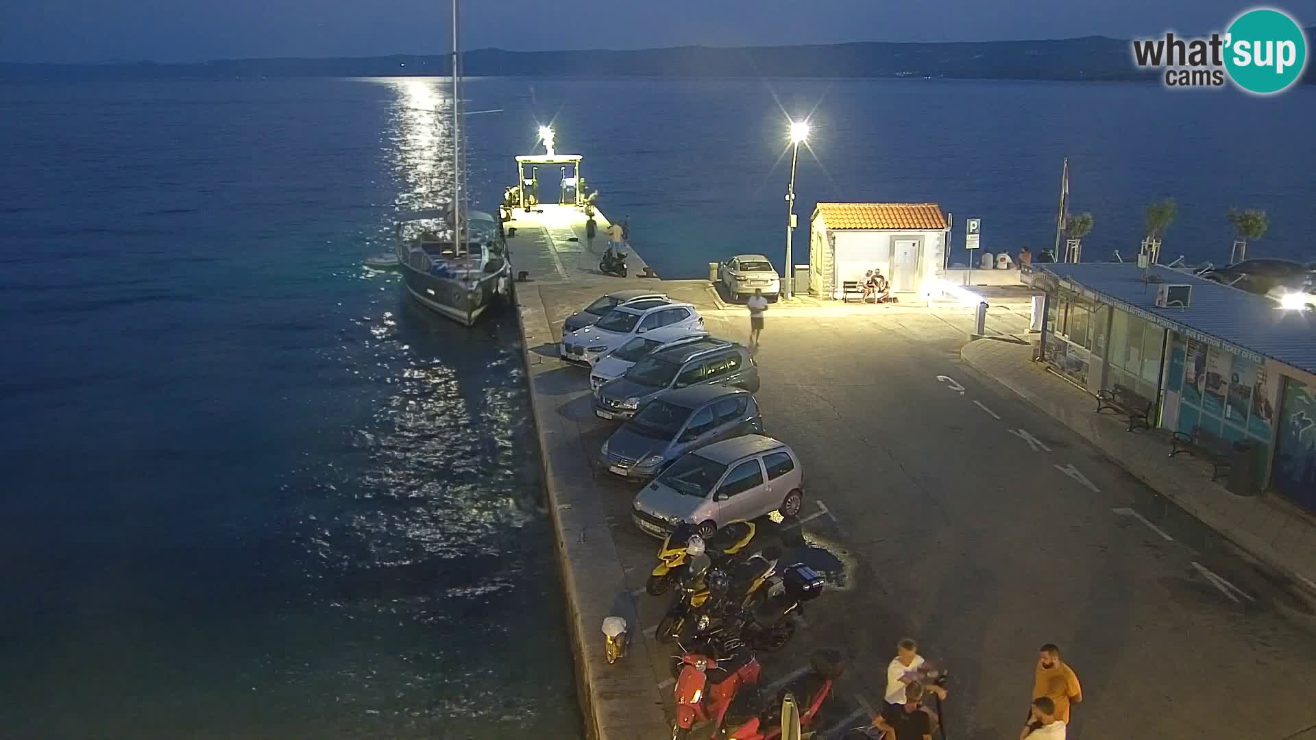 Webcam Bol centre-ville & marina – Vue en direct depuis Bol, île de Brač