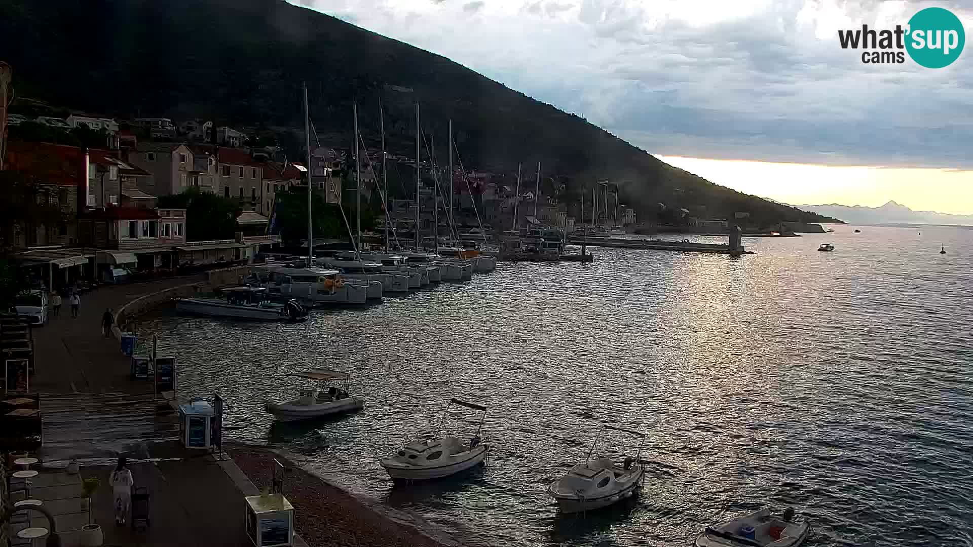 Webcam Bol Centre-Ville & Marina – Vue en direct depuis Bol, île de Brač