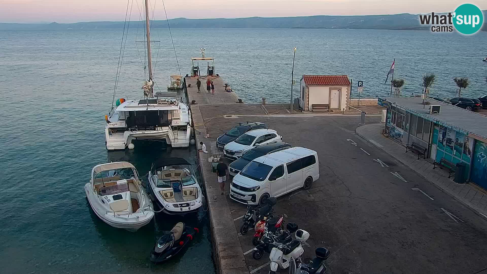 Webcam Bol Centre-Ville & Marina – Vue en direct depuis Bol, île de Brač