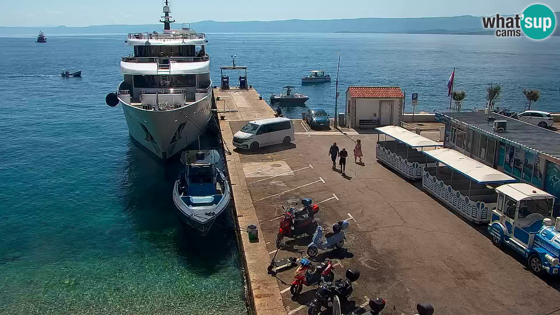 Webcam Bol Centre-Ville & Marina – Vue en direct depuis Bol, île de Brač