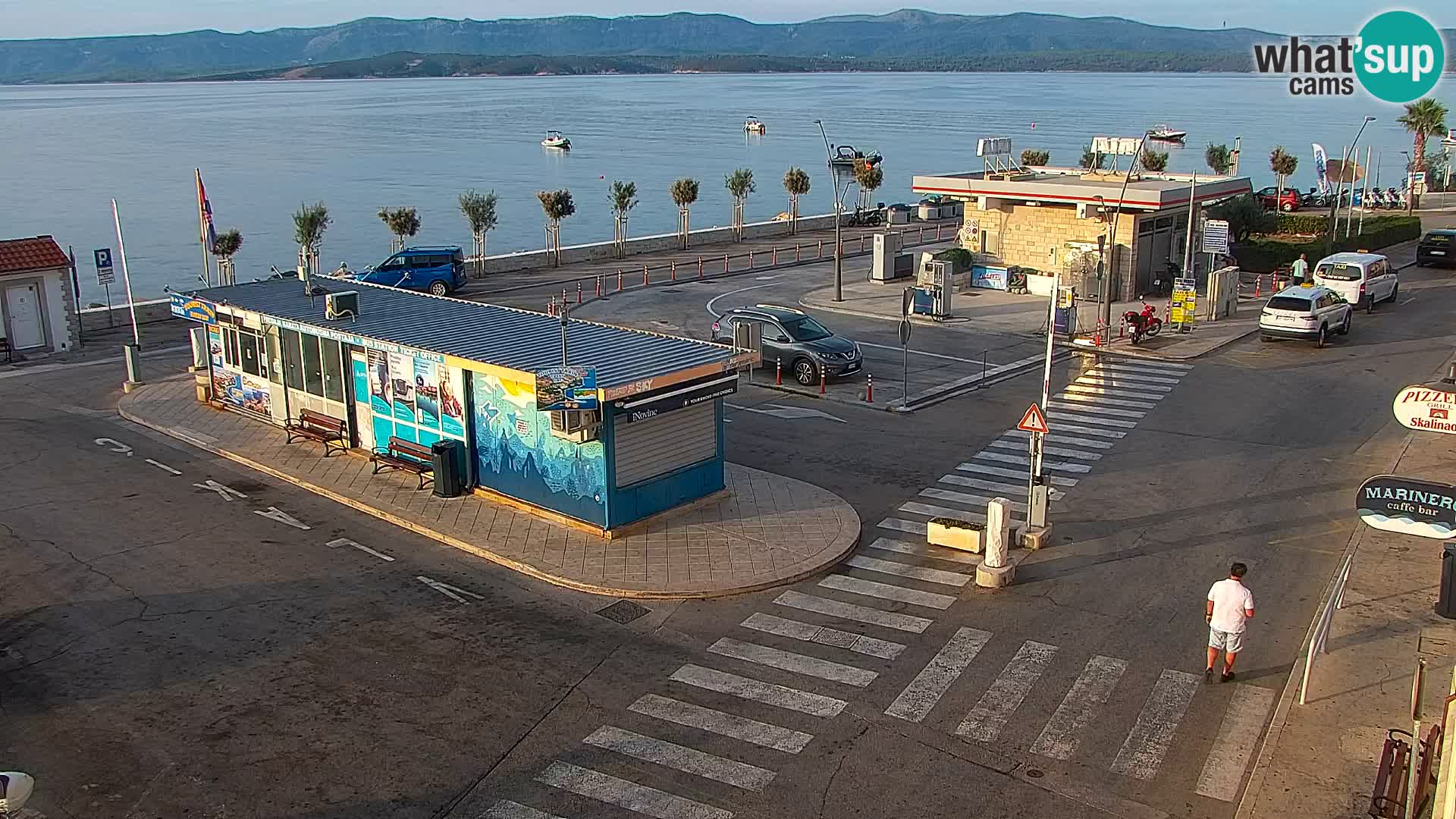 Webcam Bol centre-ville & marina – Vue en direct depuis Bol, île de Brač