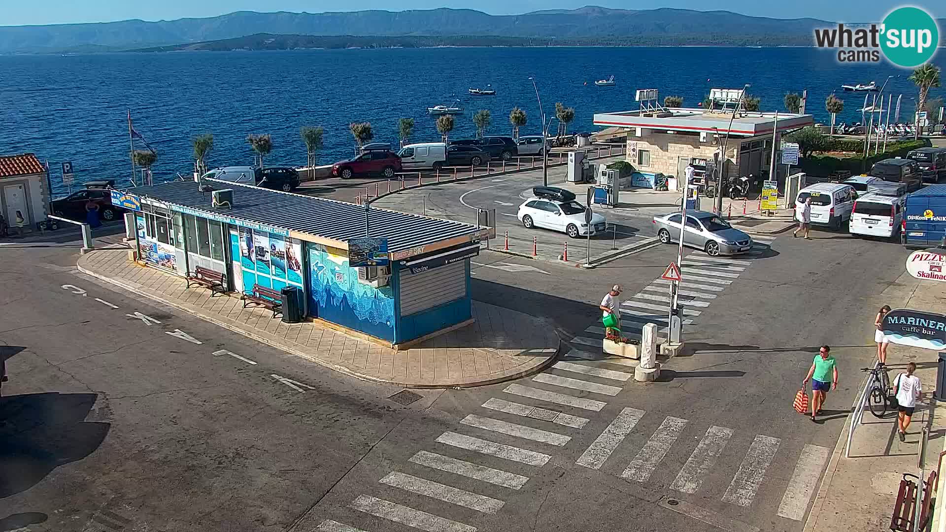 Webcam Bol Hafen & Ortszentrum – Liveblick aus Bol auf der Insel Brač
