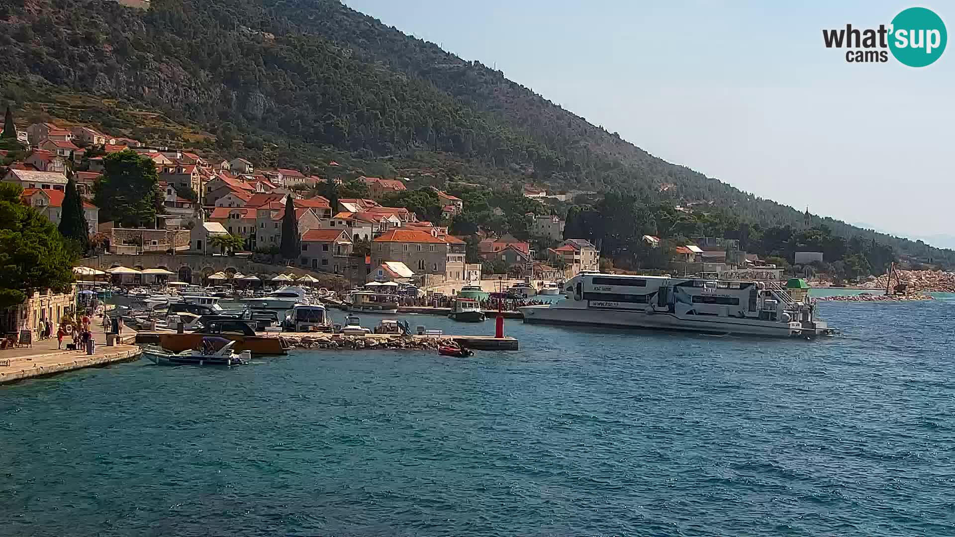 Webcam Bol Town Center & Marina – Live View from Bol, Brač