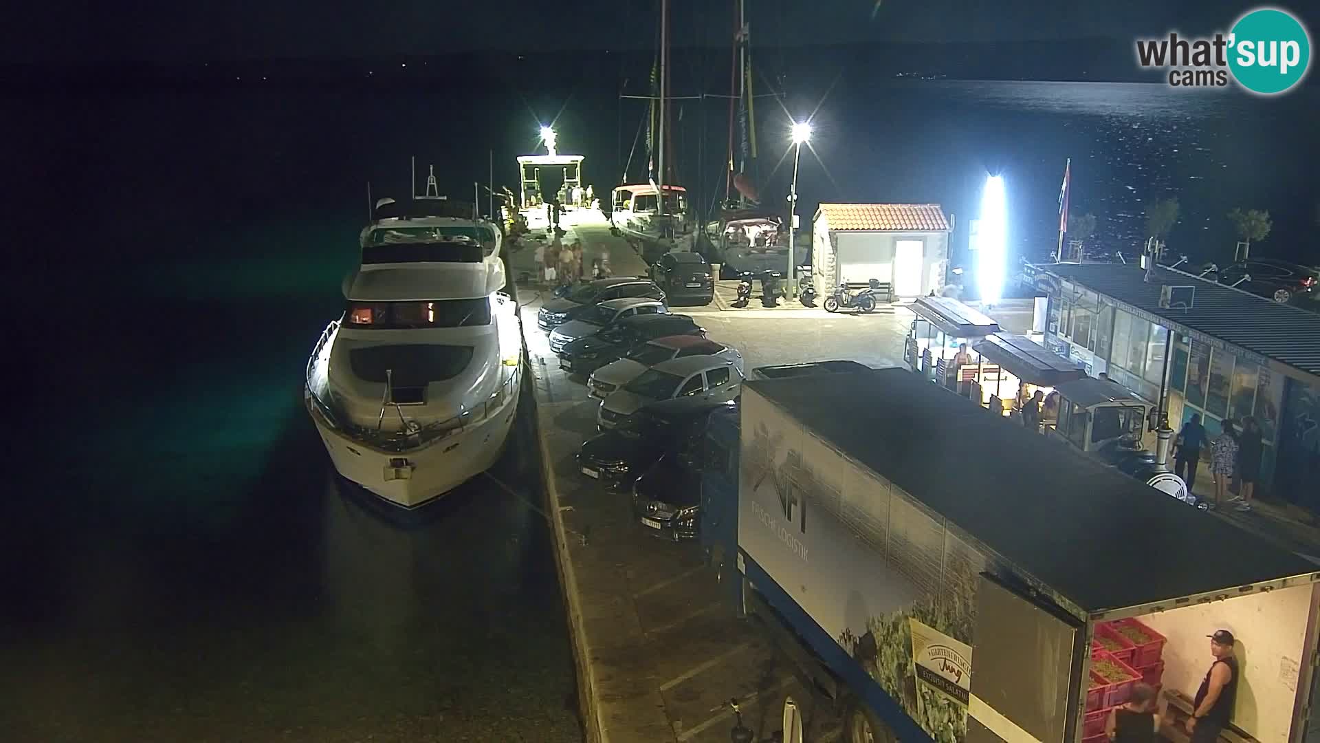 Webcam Bol centre-ville & marina – Vue en direct depuis Bol, île de Brač