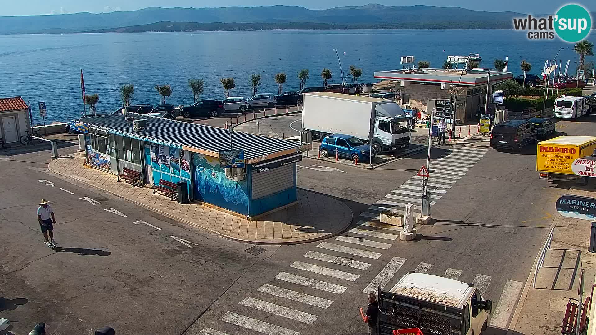 Webcam Bol centre-ville & marina – Vue en direct depuis Bol, île de Brač