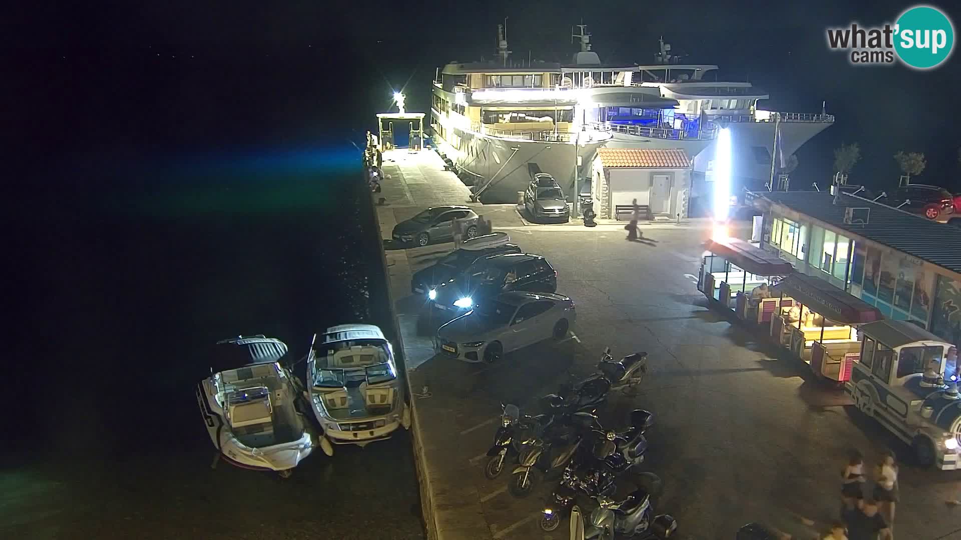 Webcam Bol Centre-Ville & Marina – Vue en direct depuis Bol, île de Brač