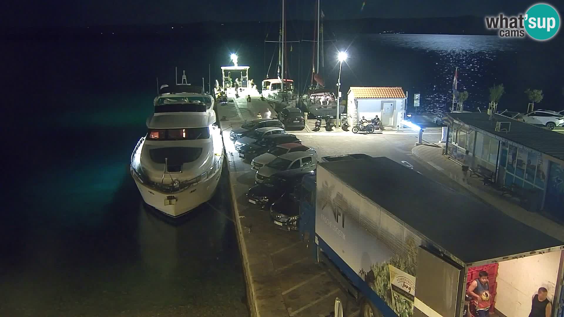 Webcam Bol centre-ville & marina – Vue en direct depuis Bol, île de Brač