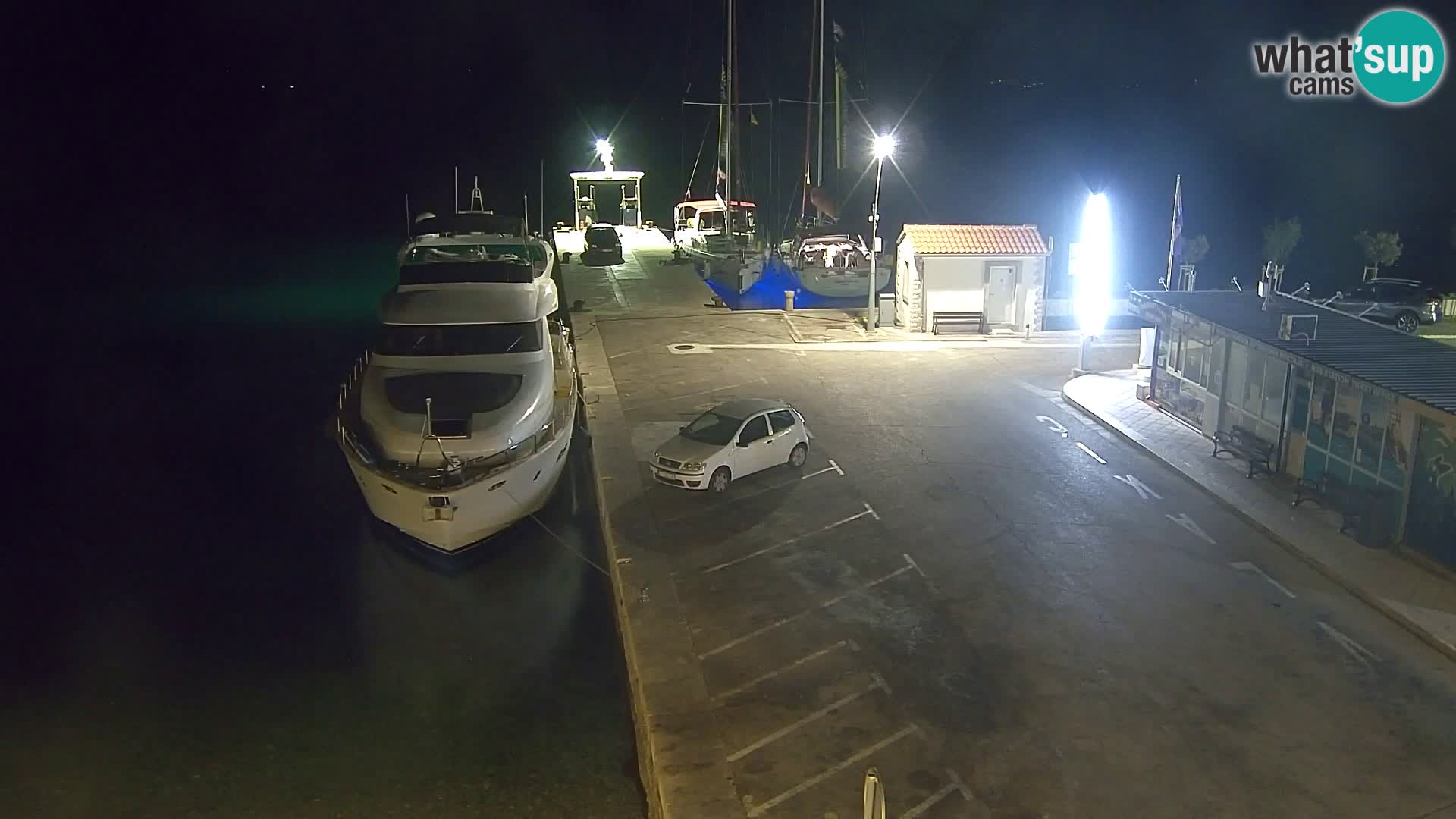 Webcam Bol Centre-Ville & Marina – Vue en direct depuis Bol, île de Brač
