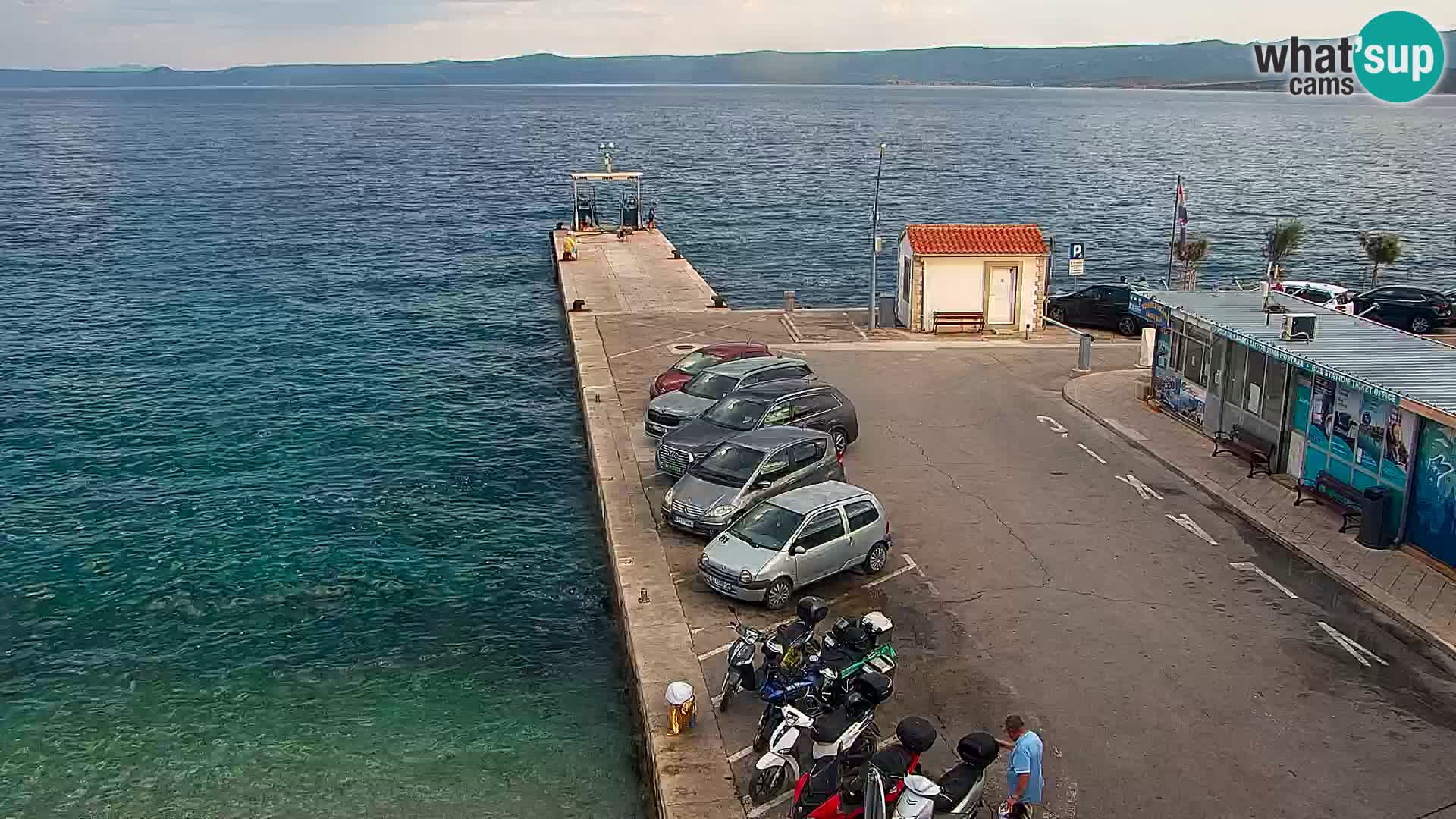 Webcam Bol centre-ville & marina – Vue en direct depuis Bol, île de Brač