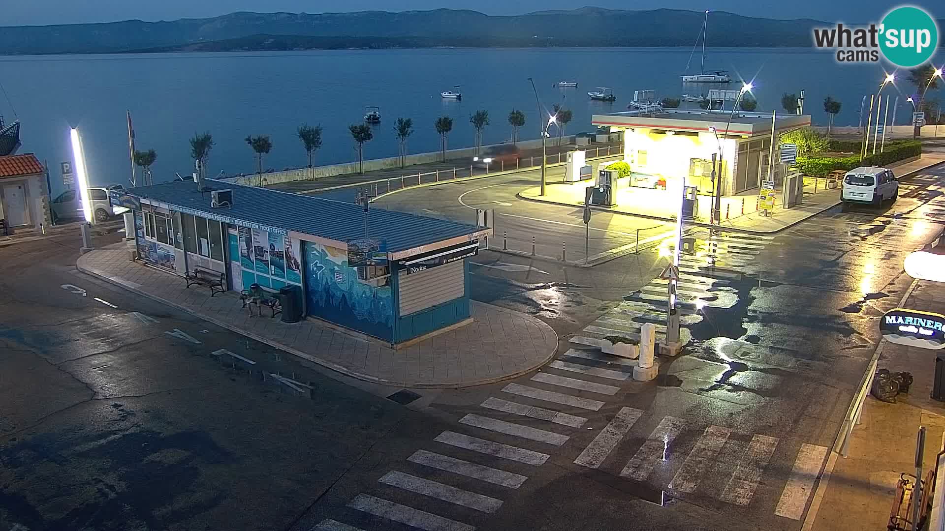 Webcam Bol Centre-Ville & Marina – Vue en direct depuis Bol, île de Brač