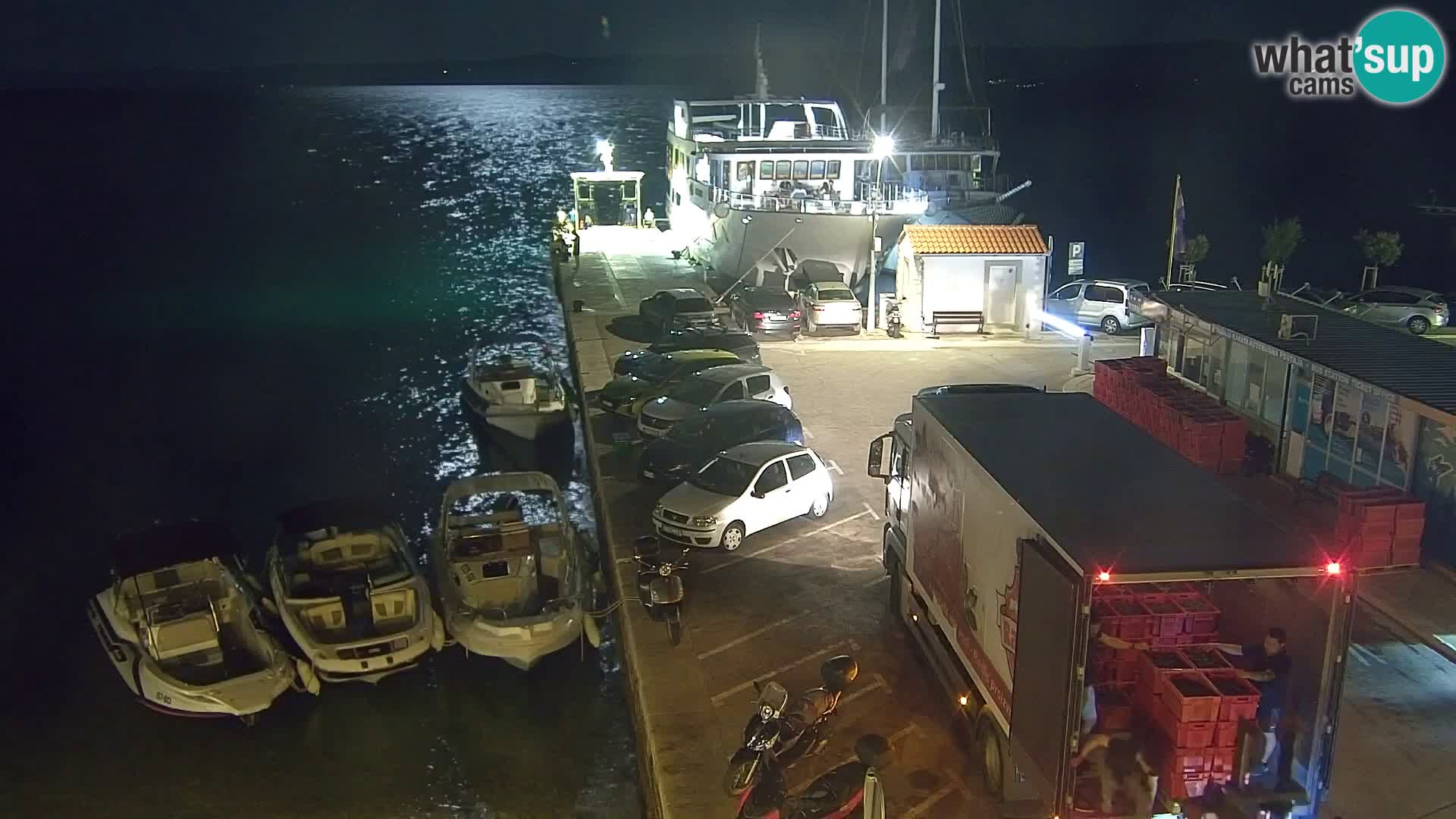 Webcam Bol Hafen & Ortszentrum – Liveblick aus Bol auf der Insel Brač