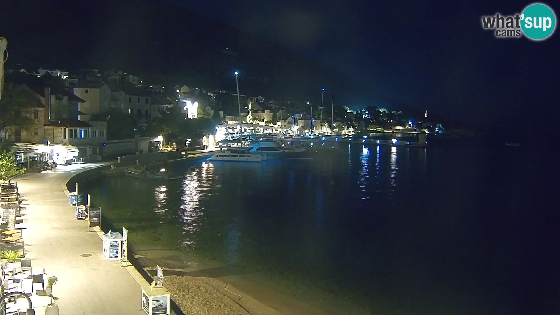 Webcam Bol Hafen & Ortszentrum – Liveblick aus Bol auf der Insel Brač