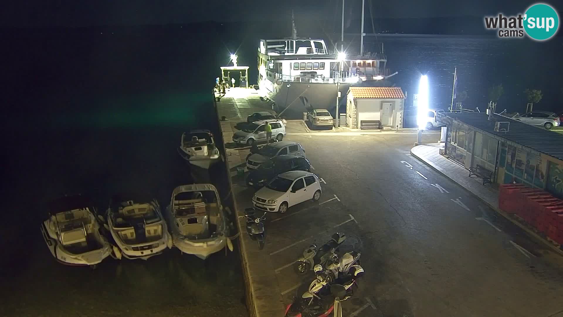Webcam Bol Centre-Ville & Marina – Vue en direct depuis Bol, île de Brač