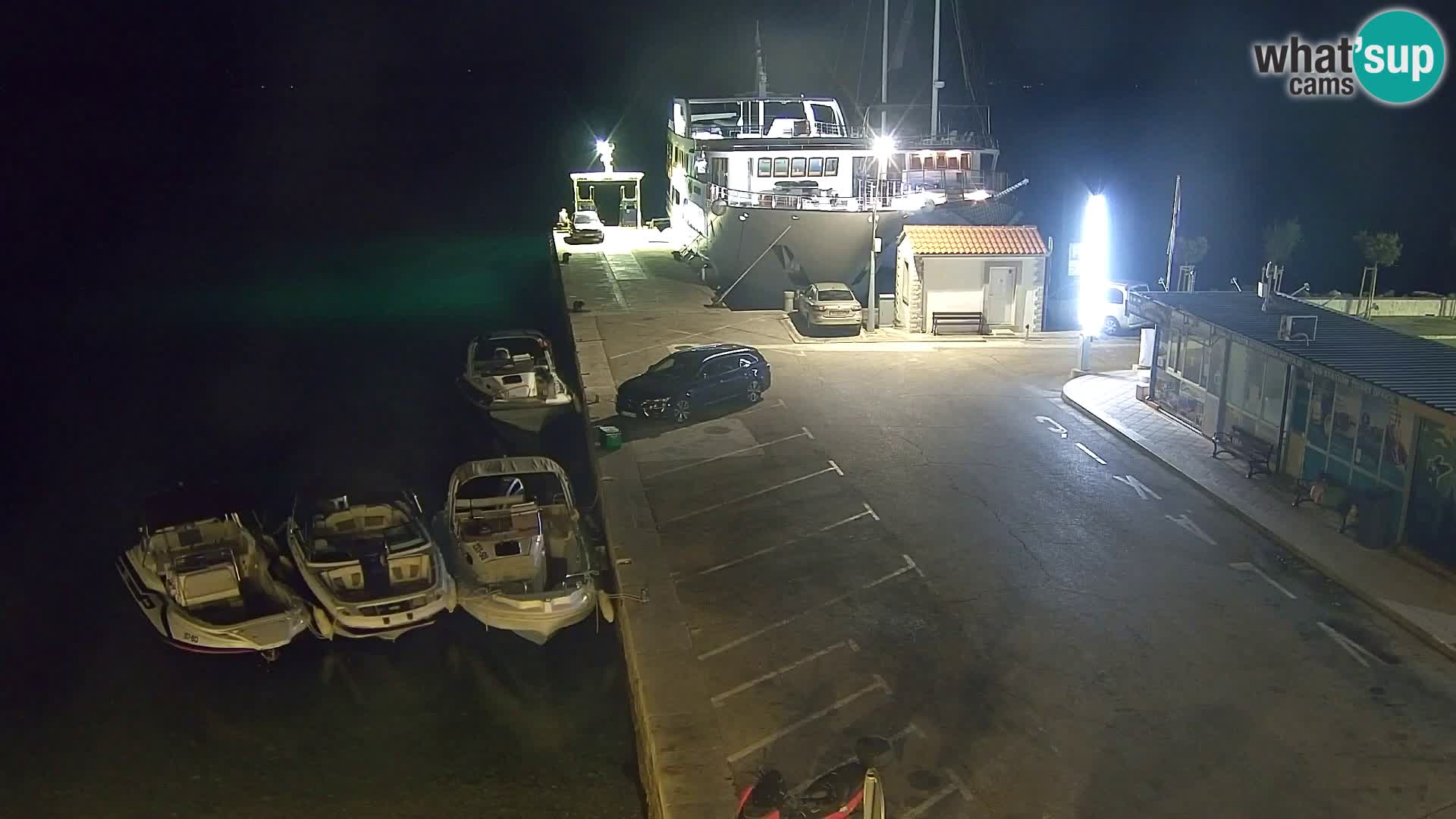 Webcam Bol centre-ville & marina – Vue en direct depuis Bol, île de Brač