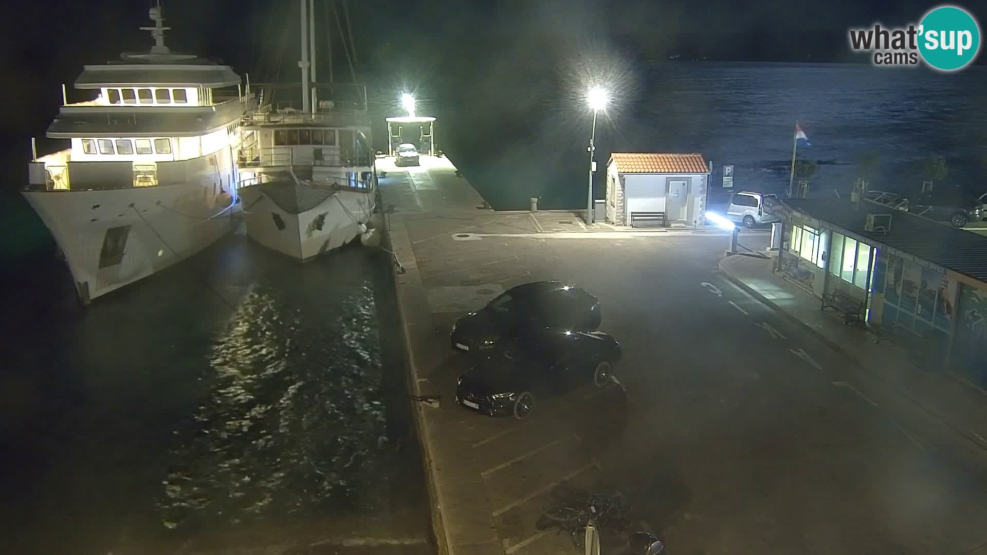Webcam Bol centre-ville & marina – Vue en direct depuis Bol, île de Brač