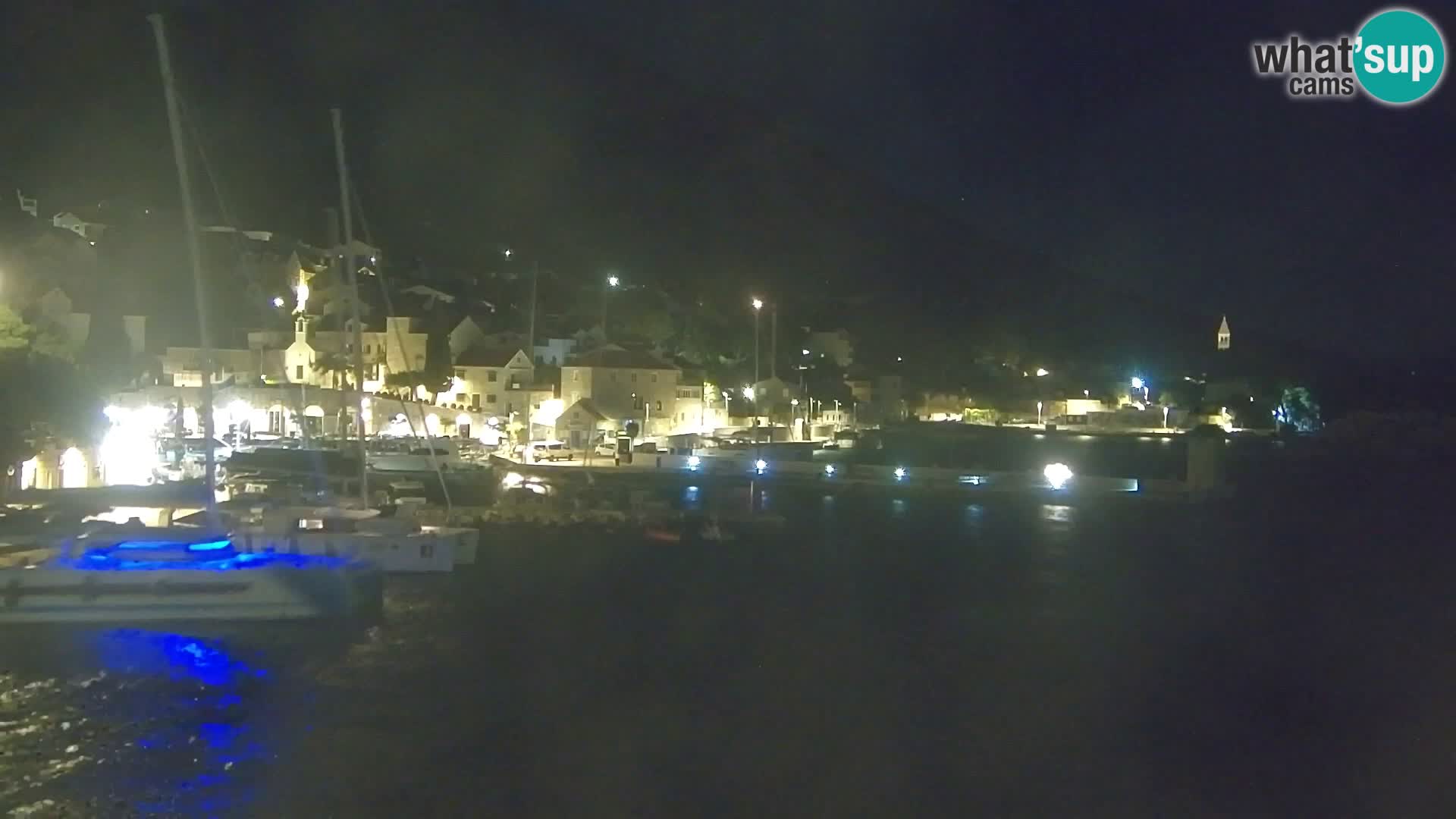 Webcam Bol Hafen & Ortszentrum – Liveblick aus Bol auf der Insel Brač