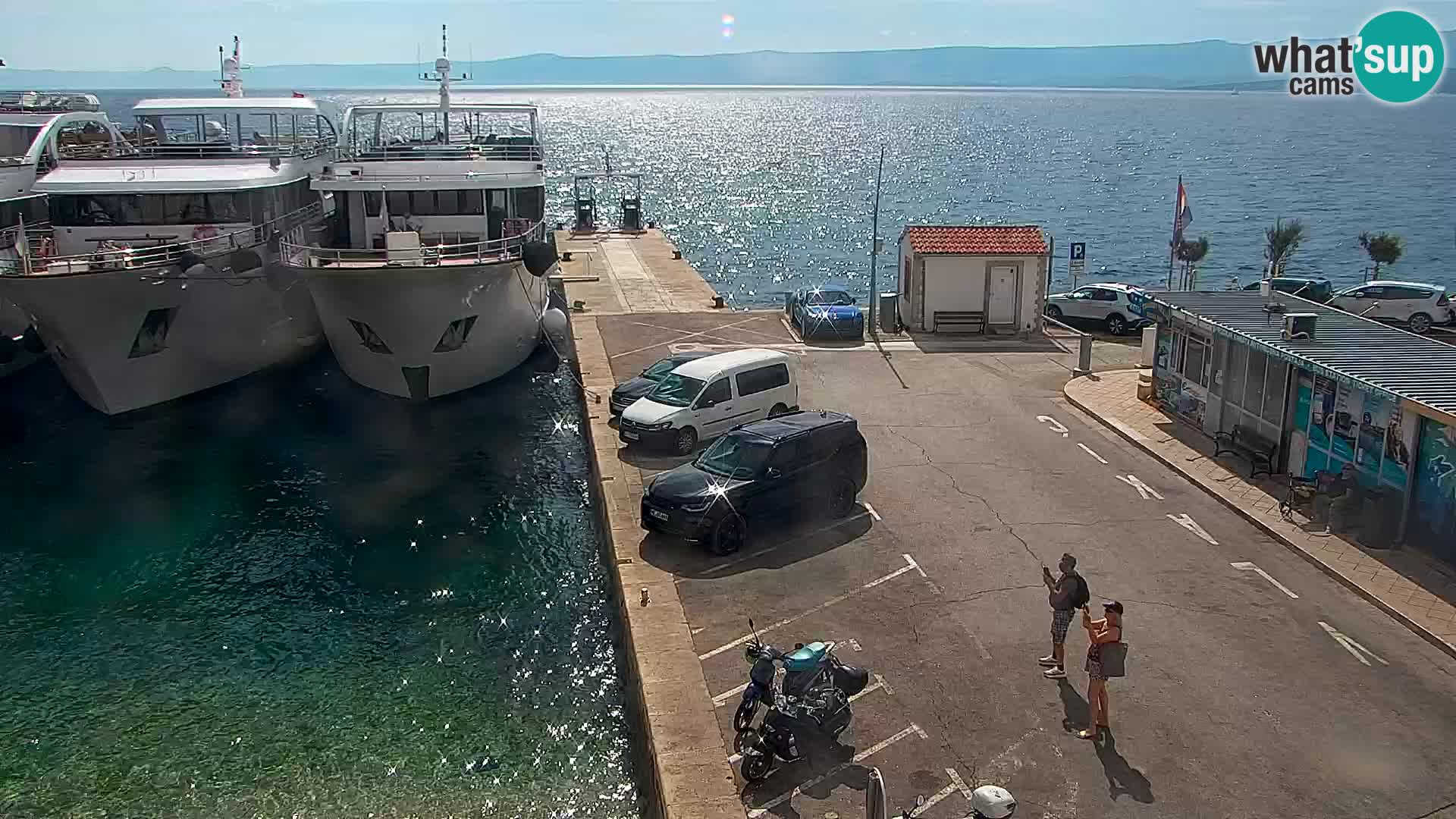 Webcam Bol Centre-Ville & Marina – Vue en direct depuis Bol, île de Brač