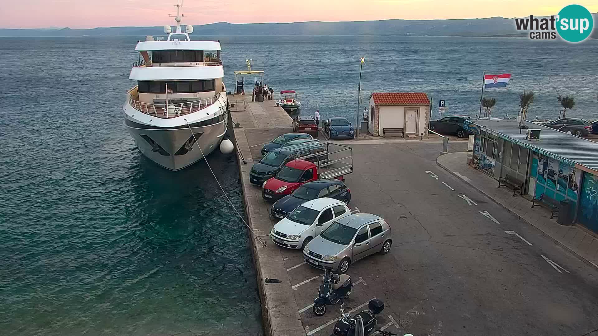 Webcam Bol Centre-Ville & Marina – Vue en direct depuis Bol, île de Brač