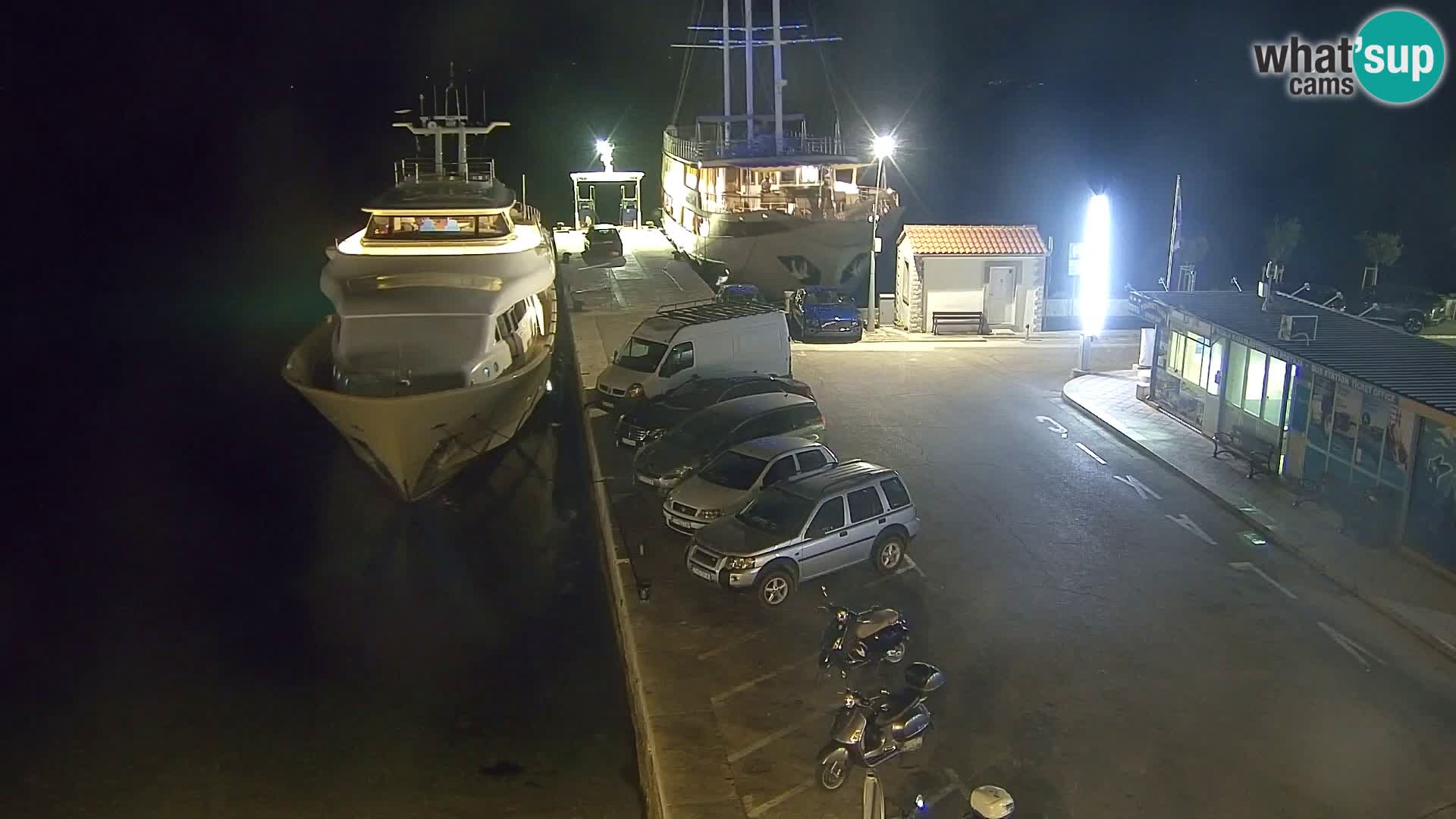 Webcam Bol Centre-Ville & Marina – Vue en direct depuis Bol, île de Brač