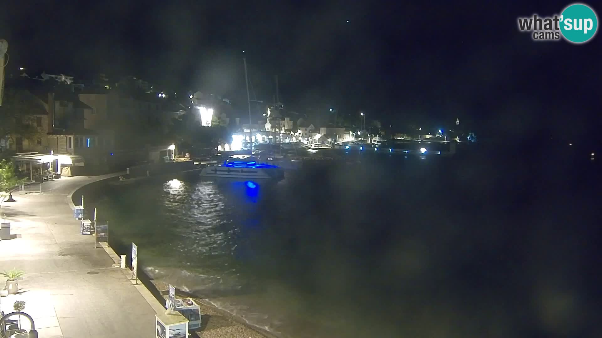 Webcam Bol Centre-Ville & Marina – Vue en direct depuis Bol, île de Brač
