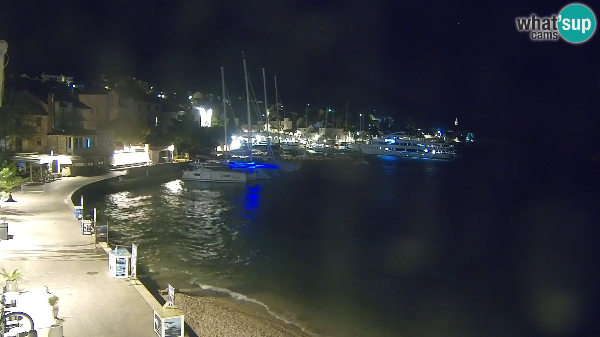 Webcam Bol Hafen & Ortszentrum – Liveblick aus Bol auf der Insel Brač