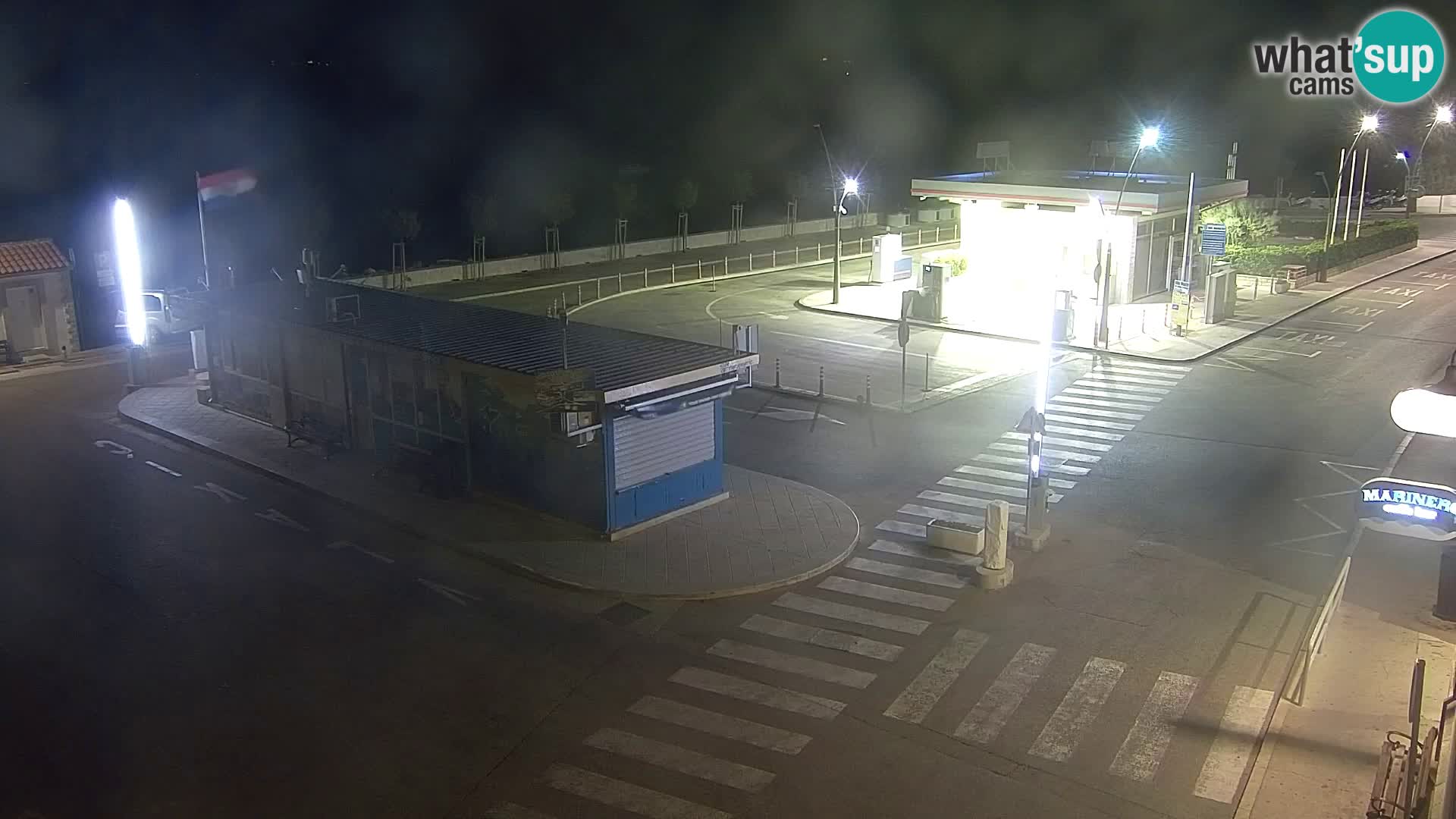 Webcam Bol Centro e Marina – Vista live dal porto di Bol