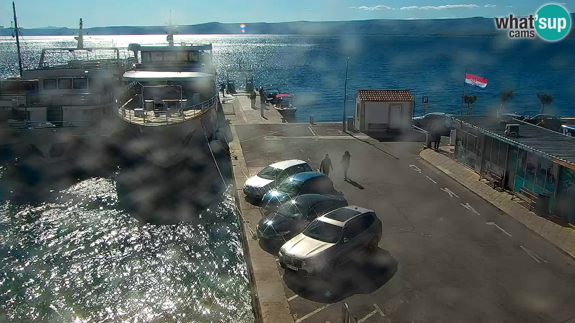 Webcam Bol centre-ville & marina – Vue en direct depuis Bol, île de Brač