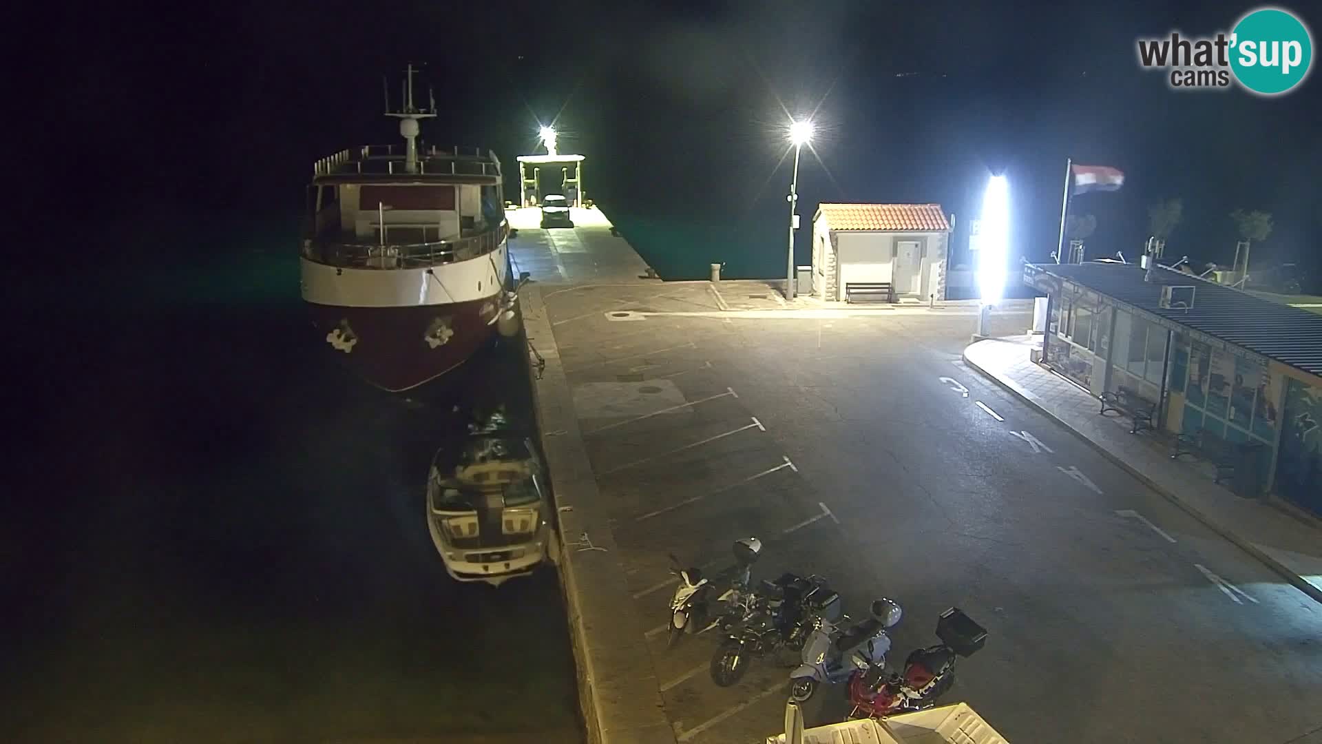 Webcam Bol centre-ville & marina – Vue en direct depuis Bol, île de Brač