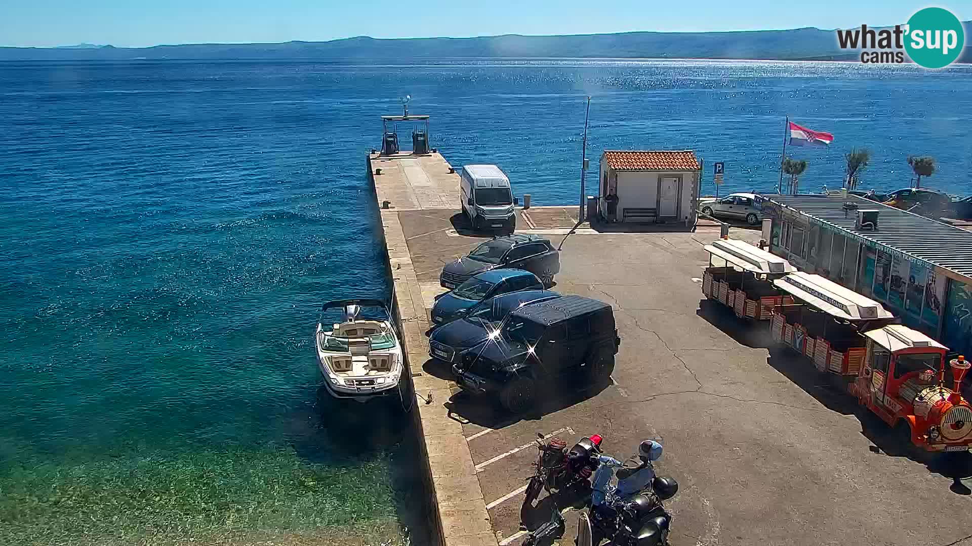 Webcam Bol Centre-Ville & Marina – Vue en direct depuis Bol, île de Brač
