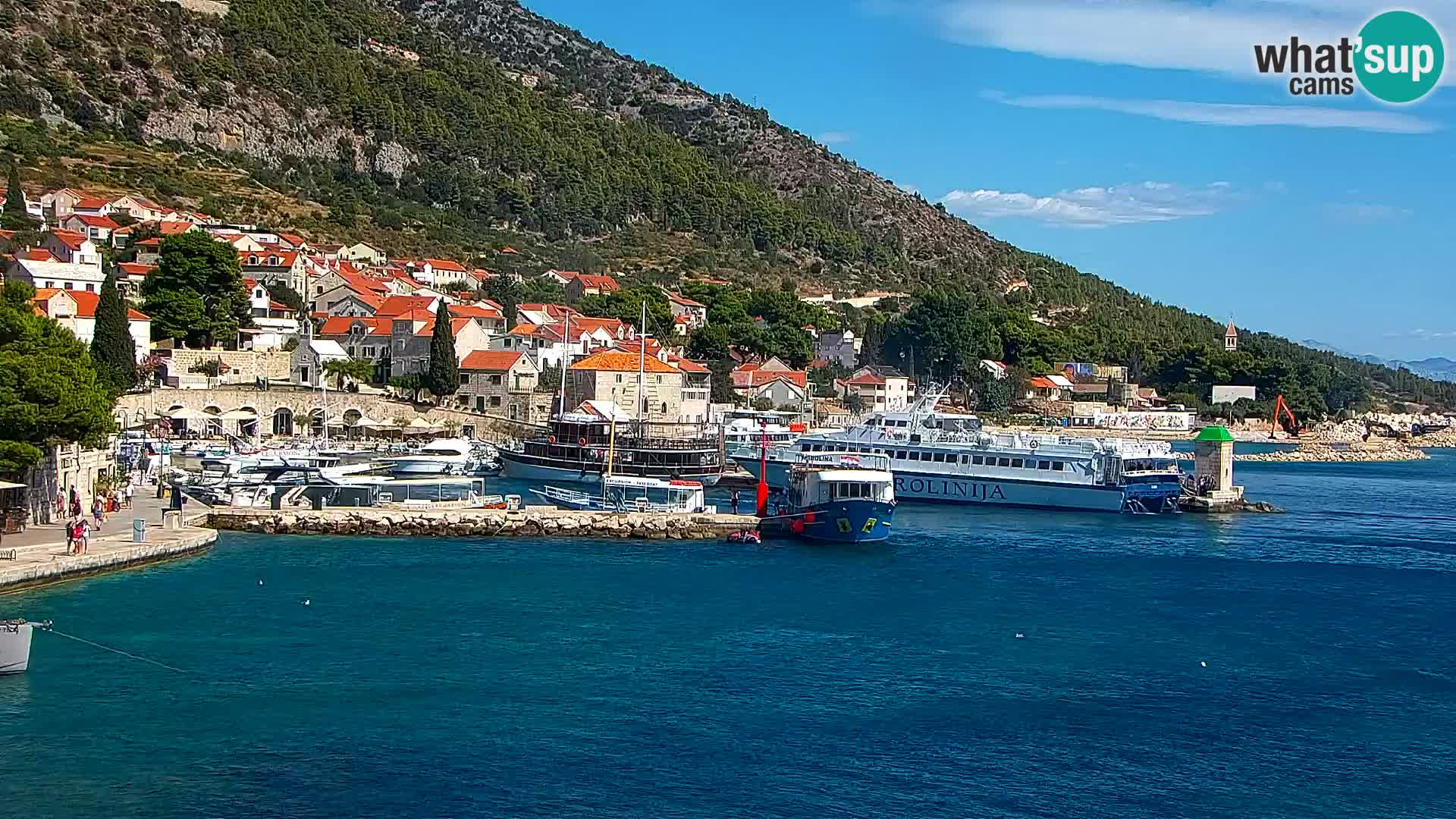 Webcam Bol Town Center & Marina – Live View from Bol, Brač