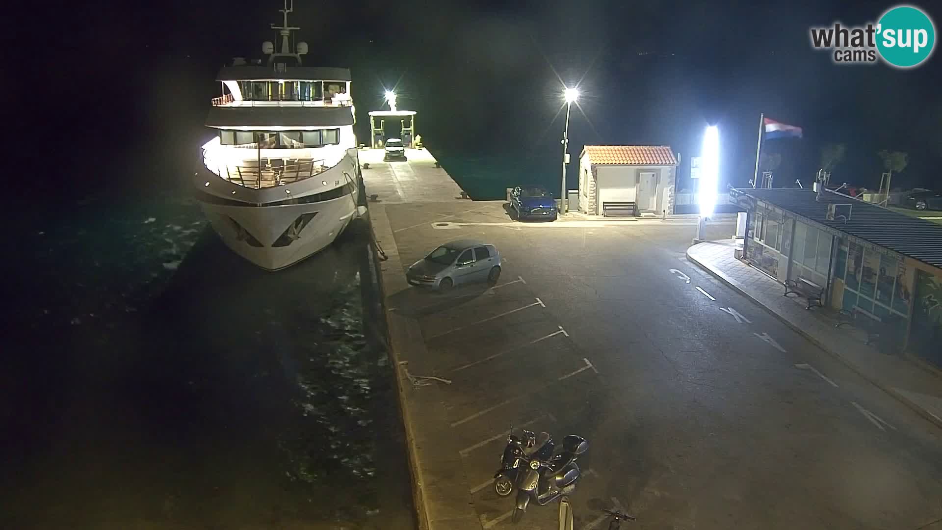 Webcam Bol centre-ville & marina – Vue en direct depuis Bol, île de Brač