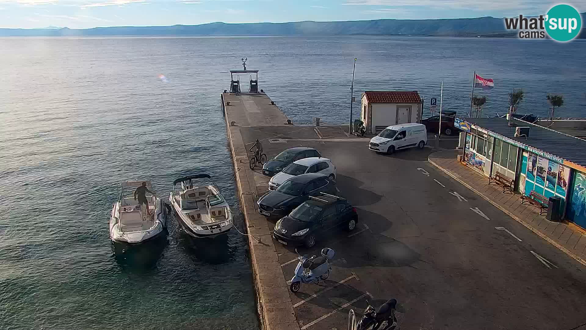 Webcam Bol Centre-Ville & Marina – Vue en direct depuis Bol, île de Brač