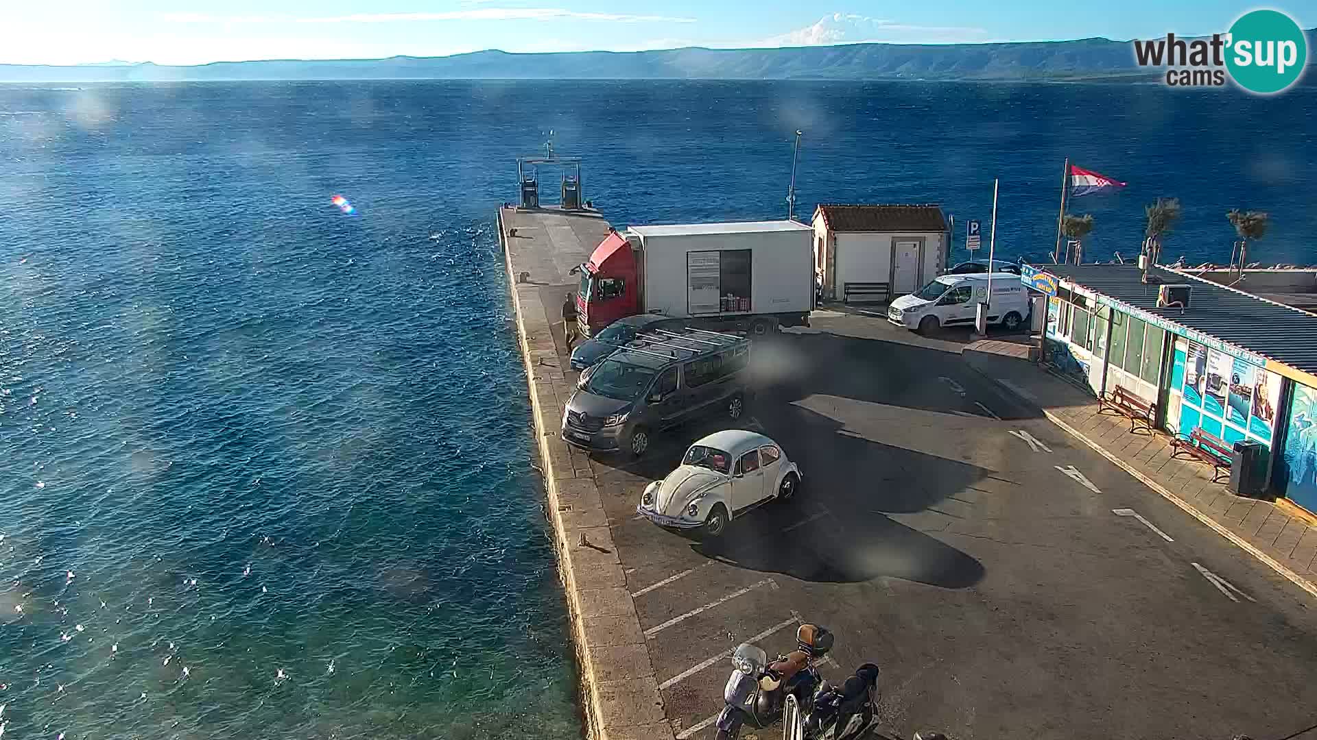 Webcam Bol Hafen & Ortszentrum – Liveblick aus Bol auf der Insel Brač