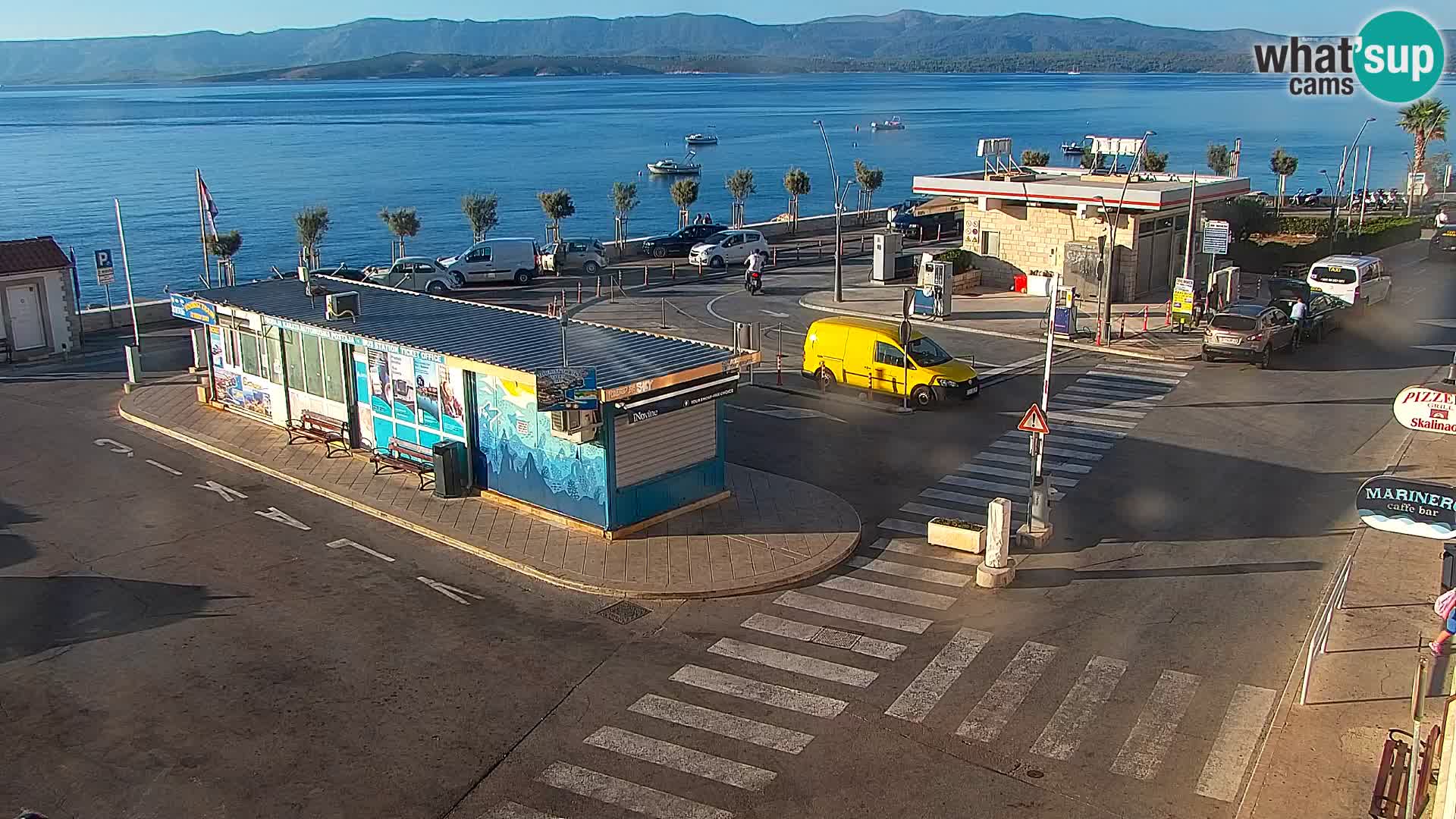 Webcam Bol Centre-Ville & Marina – Vue en direct depuis Bol, île de Brač