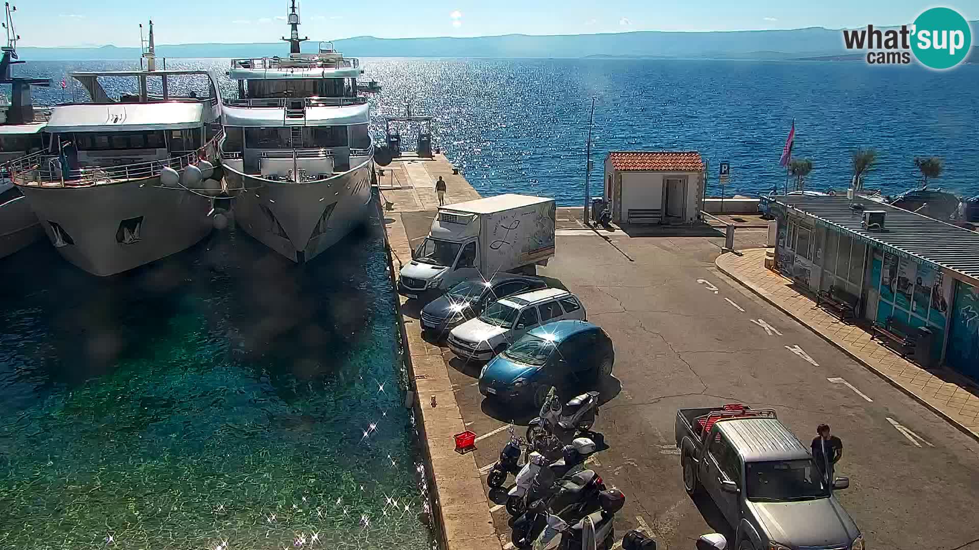 Webcam Bol Centre-Ville & Marina – Vue en direct depuis Bol, île de Brač