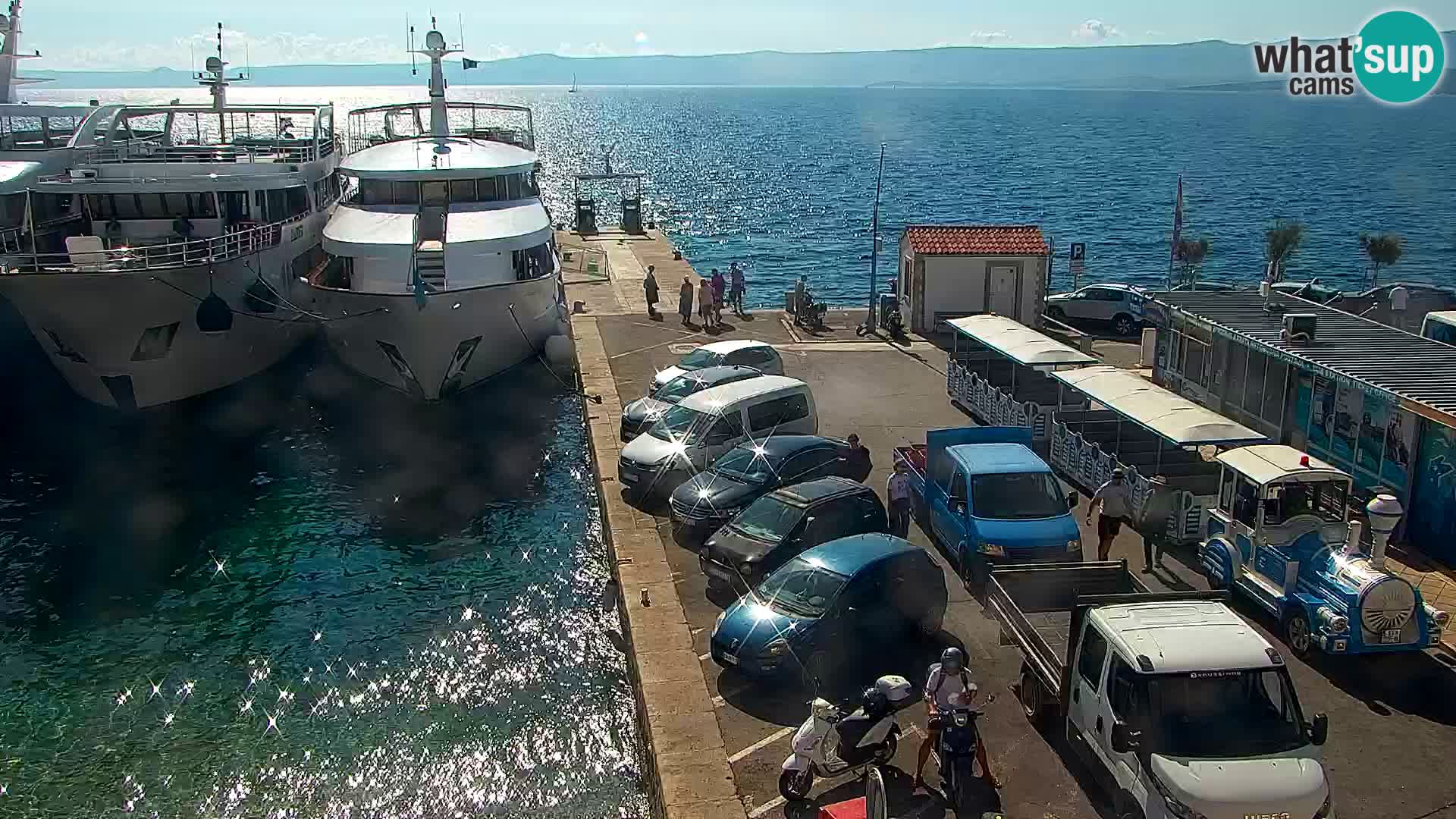 Webcam Bol centre-ville & marina – Vue en direct depuis Bol, île de Brač