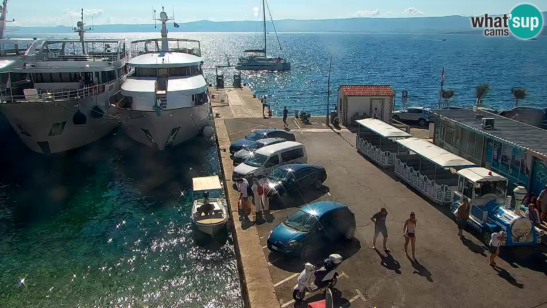 Webcam Bol Centre-Ville & Marina – Vue en direct depuis Bol, île de Brač