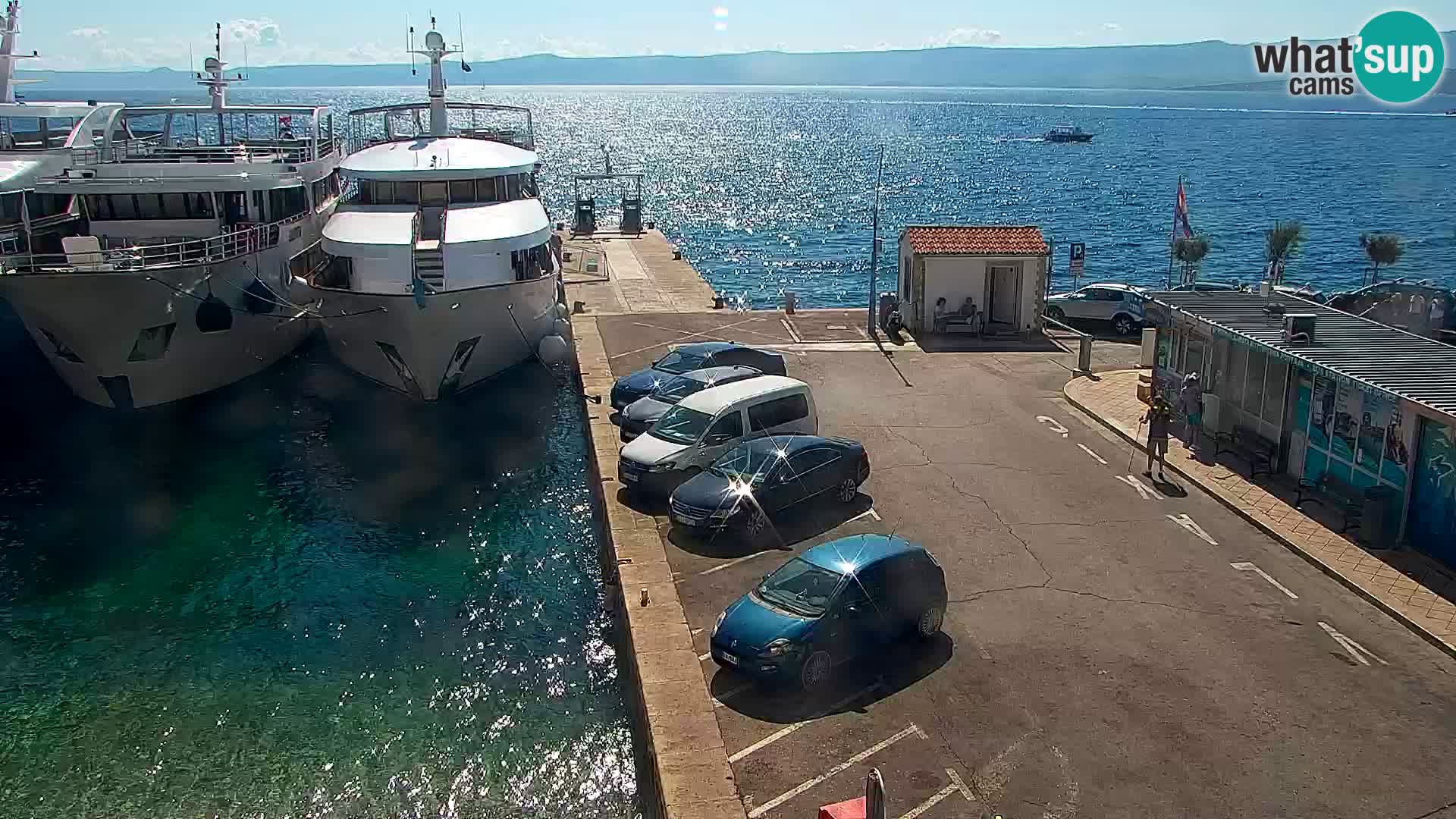 Webcam Bol Centre-Ville & Marina – Vue en direct depuis Bol, île de Brač