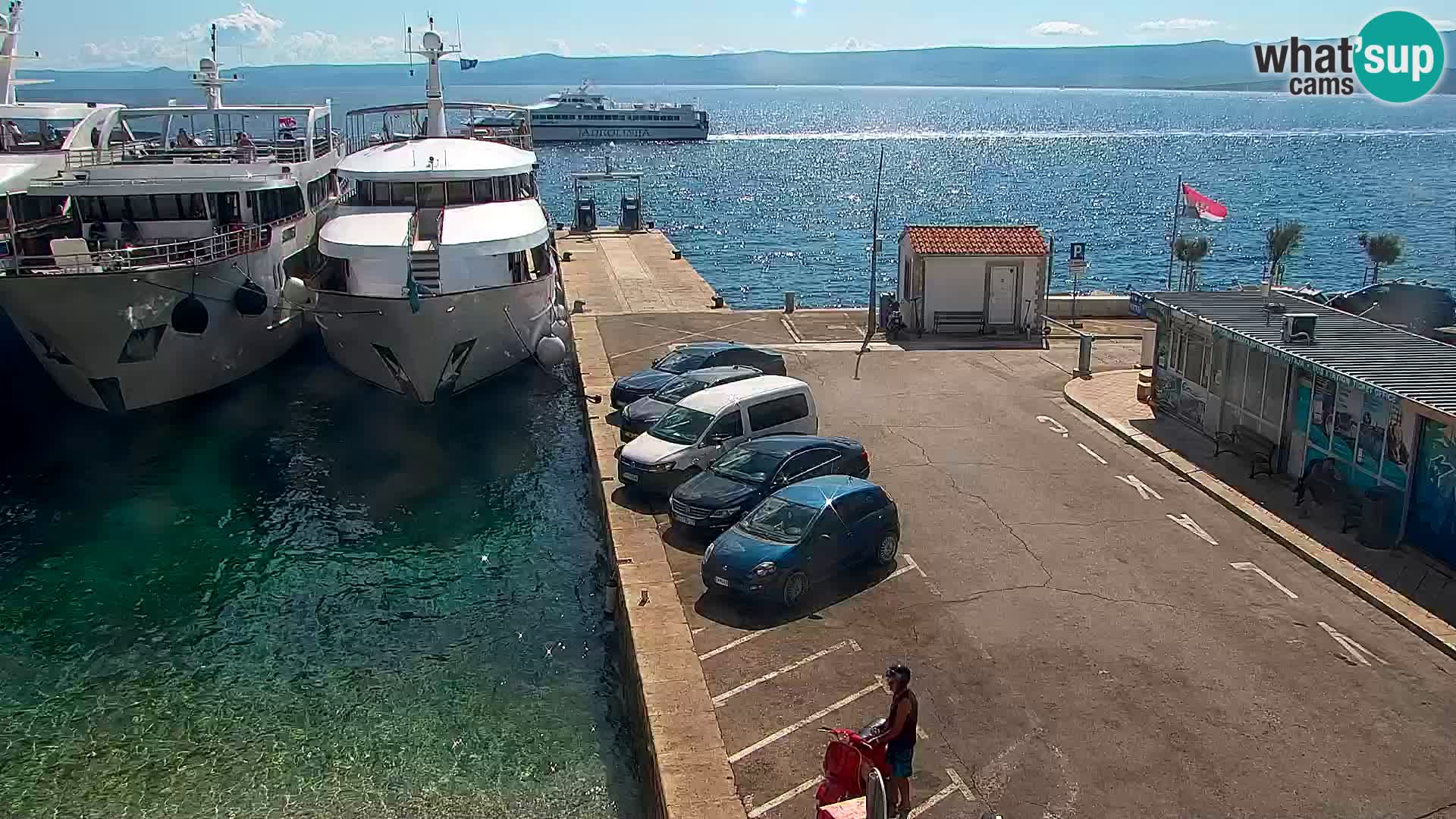 Webcam Bol centre-ville & marina – Vue en direct depuis Bol, île de Brač