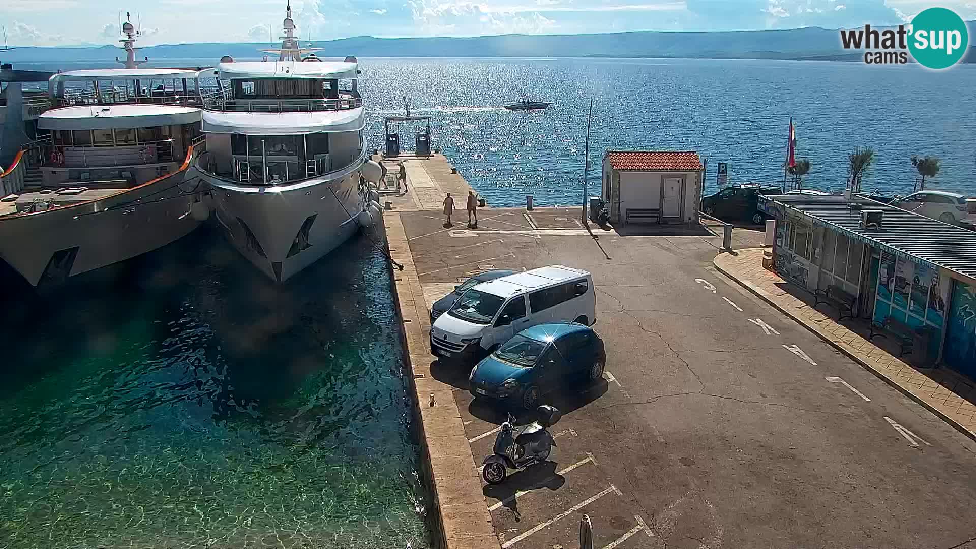 Webcam Bol centre-ville & marina – Vue en direct depuis Bol, île de Brač