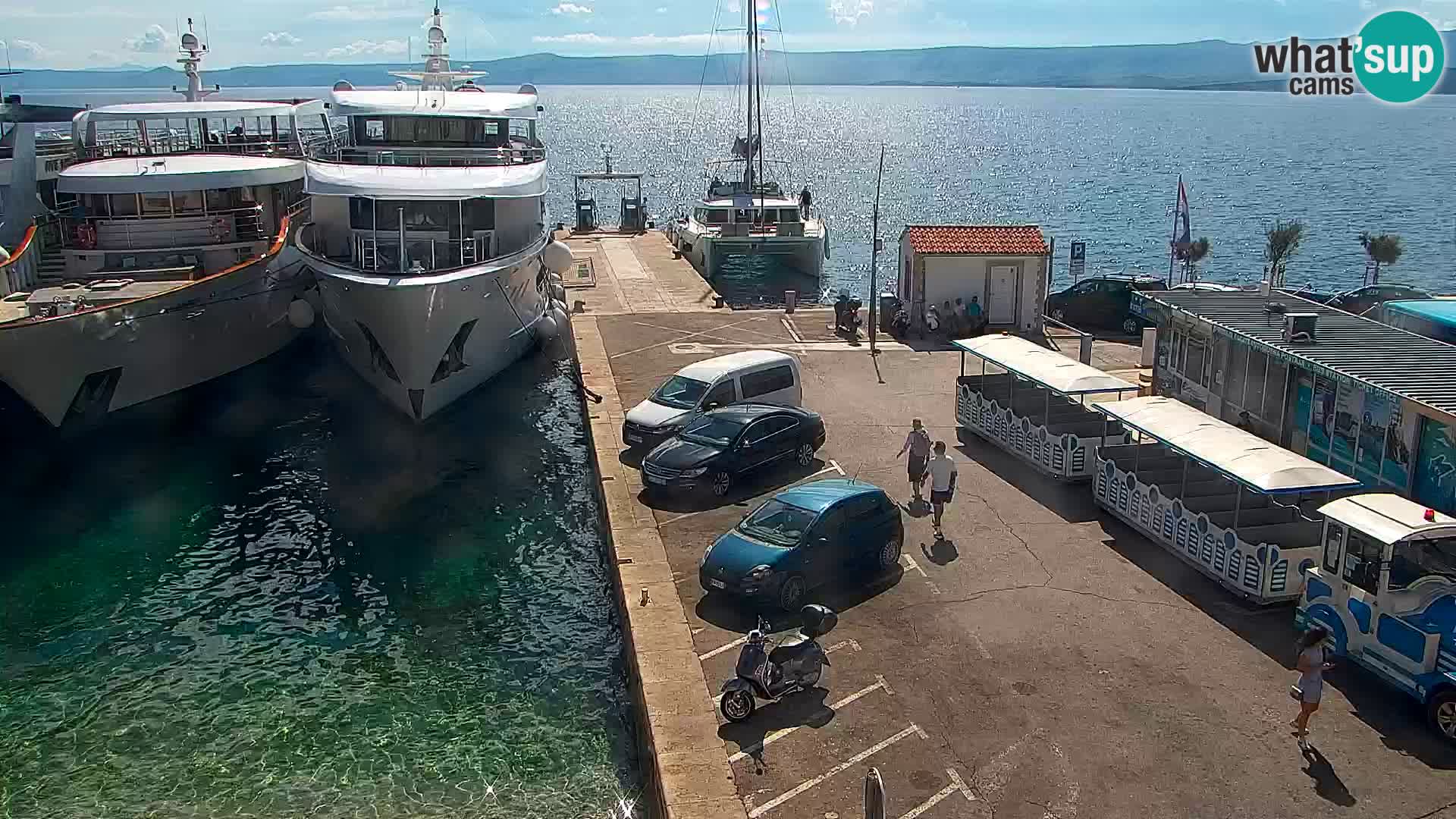 Webcam Bol Centre-Ville & Marina – Vue en direct depuis Bol, île de Brač