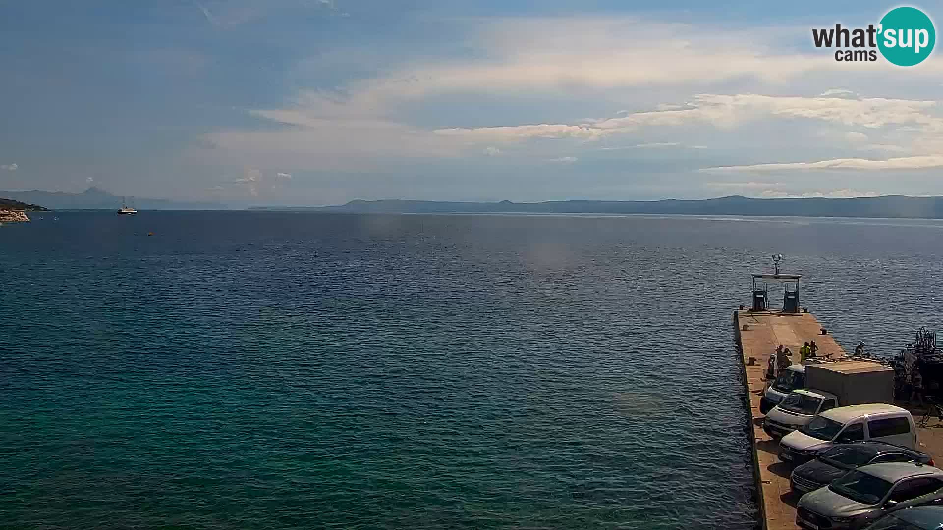 Spletna kamera Bol – Center mesta in marina v živo