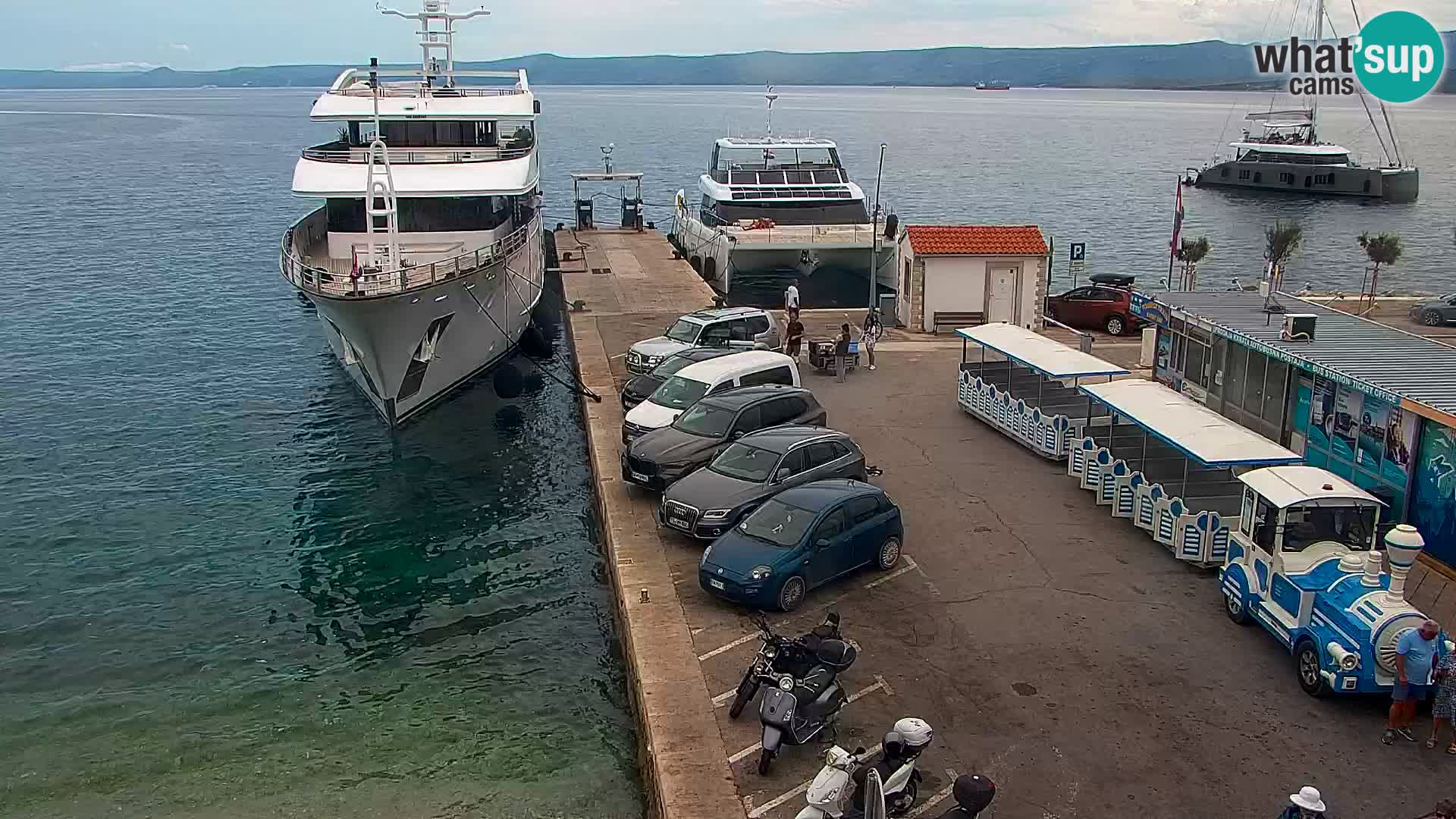 Webcam Bol centre-ville & marina – Vue en direct depuis Bol, île de Brač