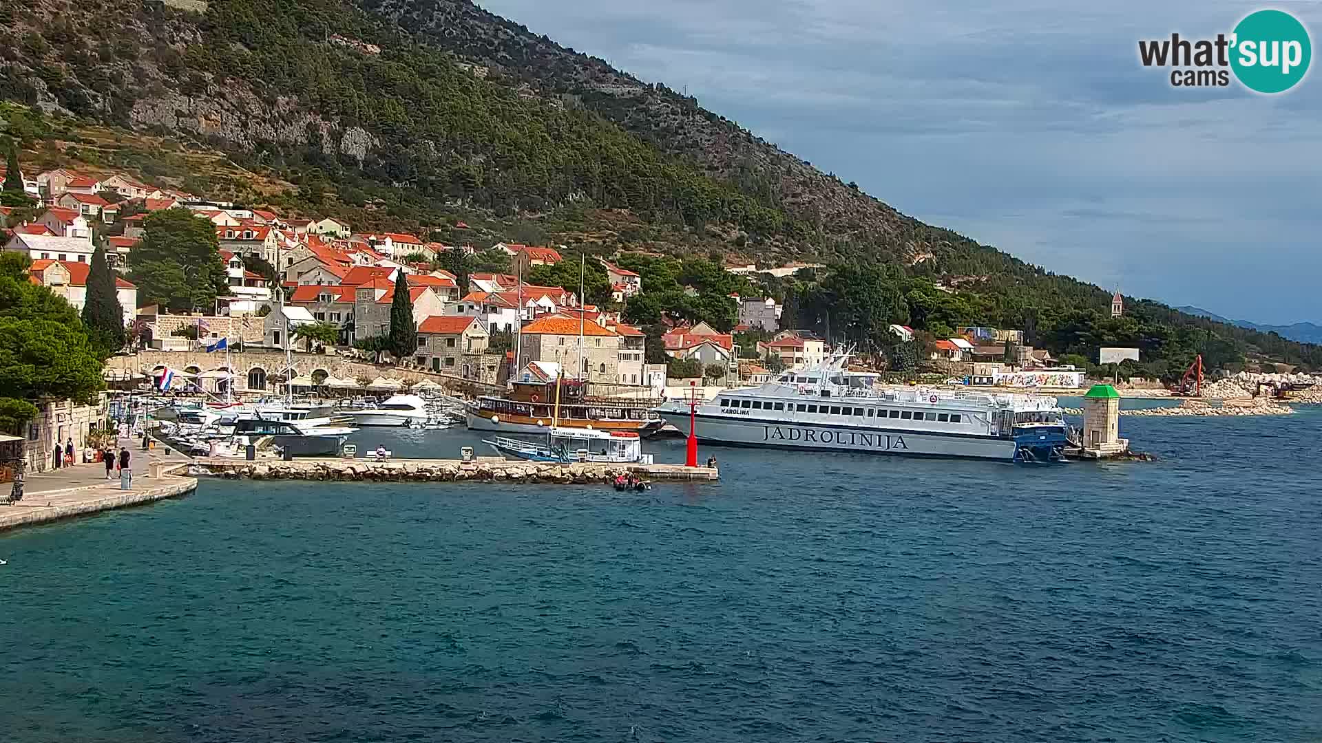 Webcam Bol Town Center & Marina – Live View from Bol, Brač