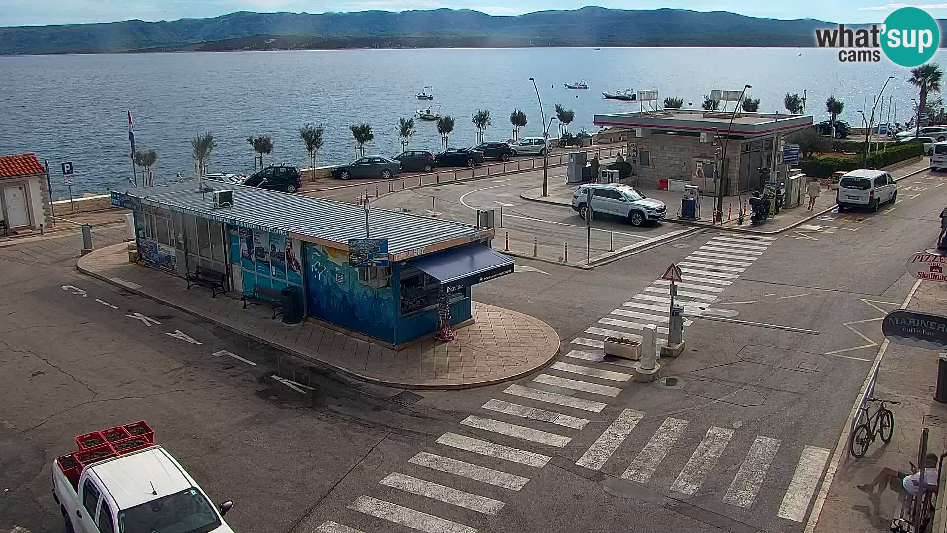 Webcam Bol Centre-Ville & Marina – Vue en direct depuis Bol, île de Brač