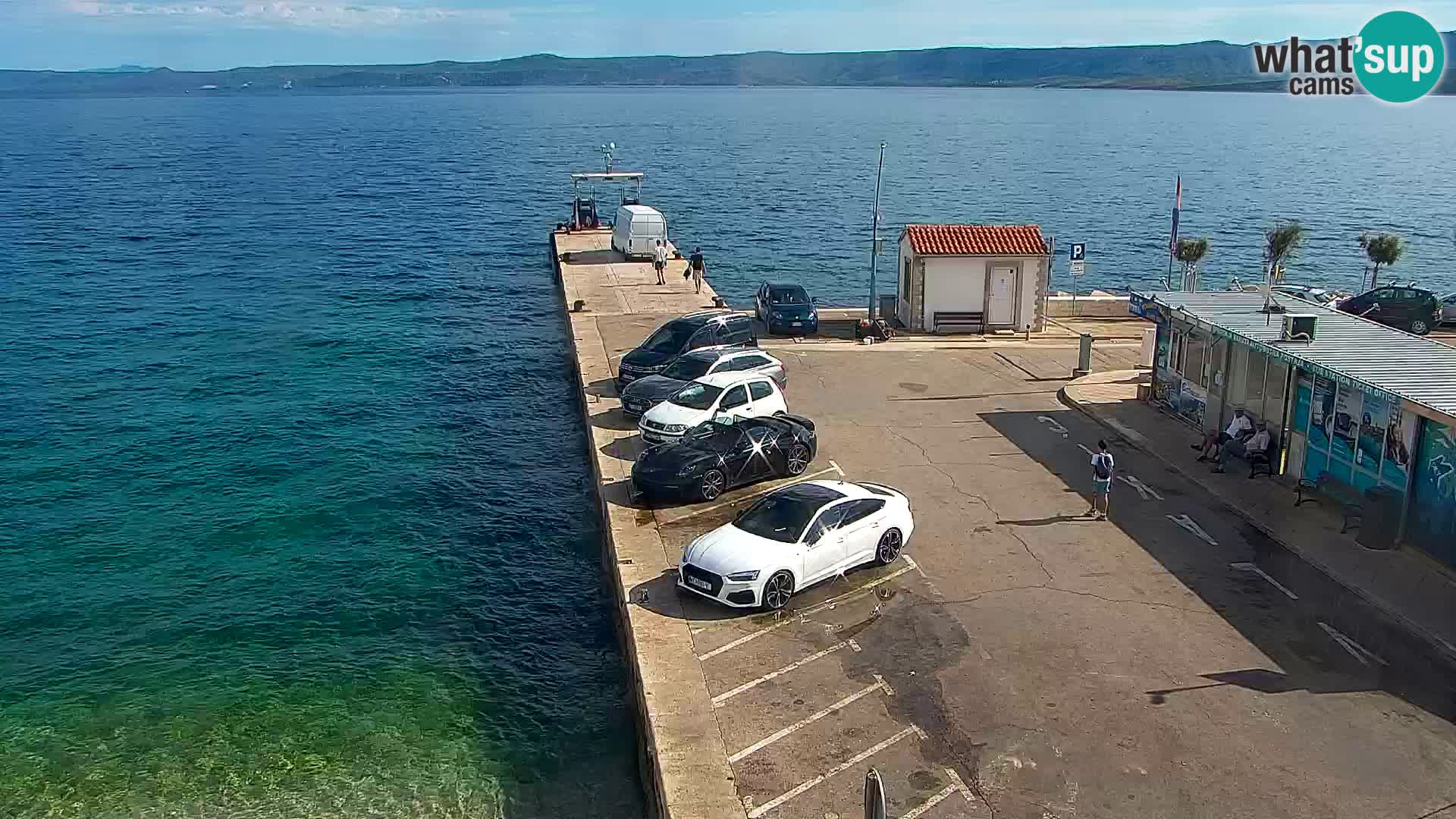 Webcam Bol Centre-Ville & Marina – Vue en direct depuis Bol, île de Brač