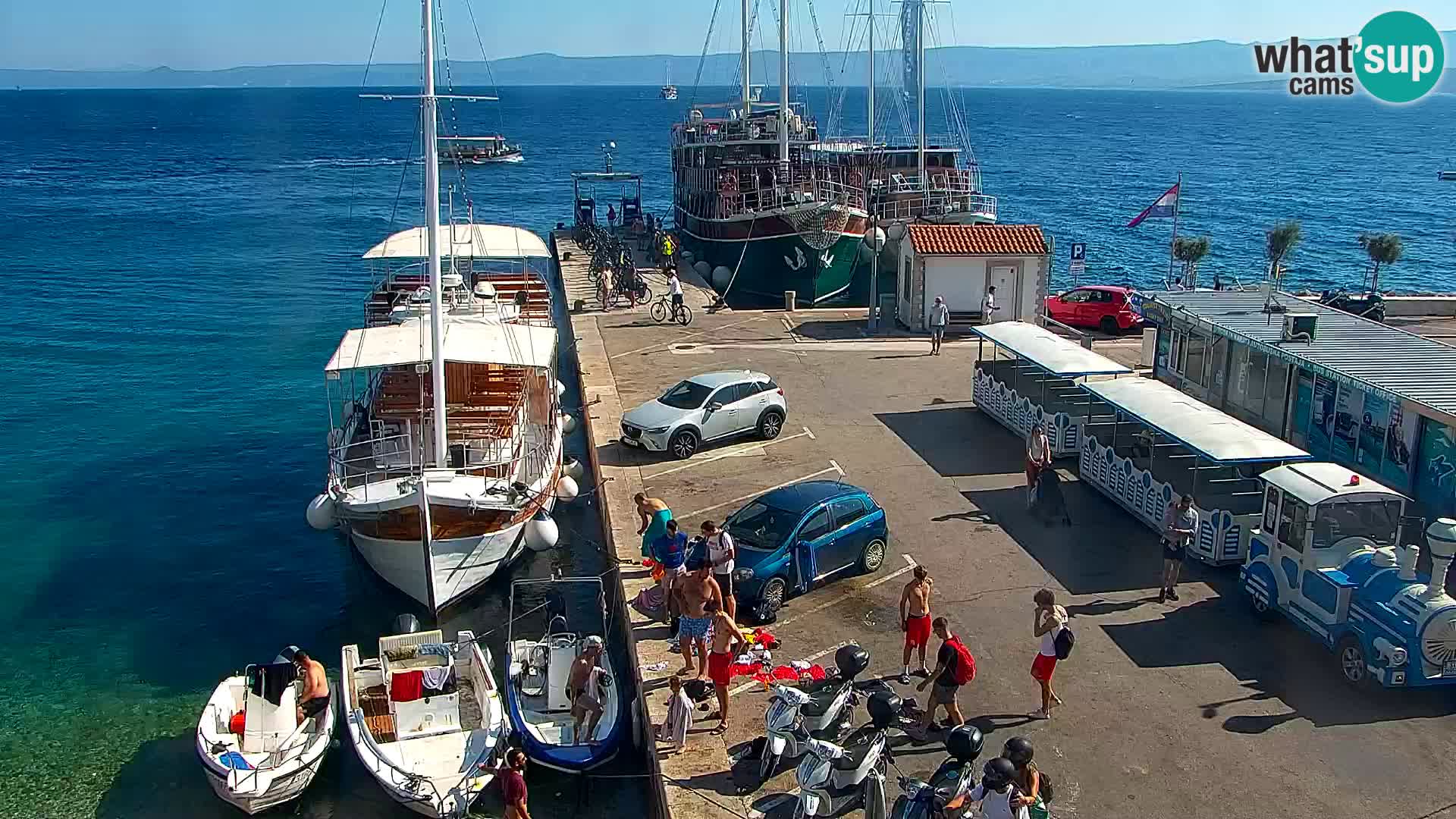 Webcam Bol centre-ville & marina – Vue en direct depuis Bol, île de Brač